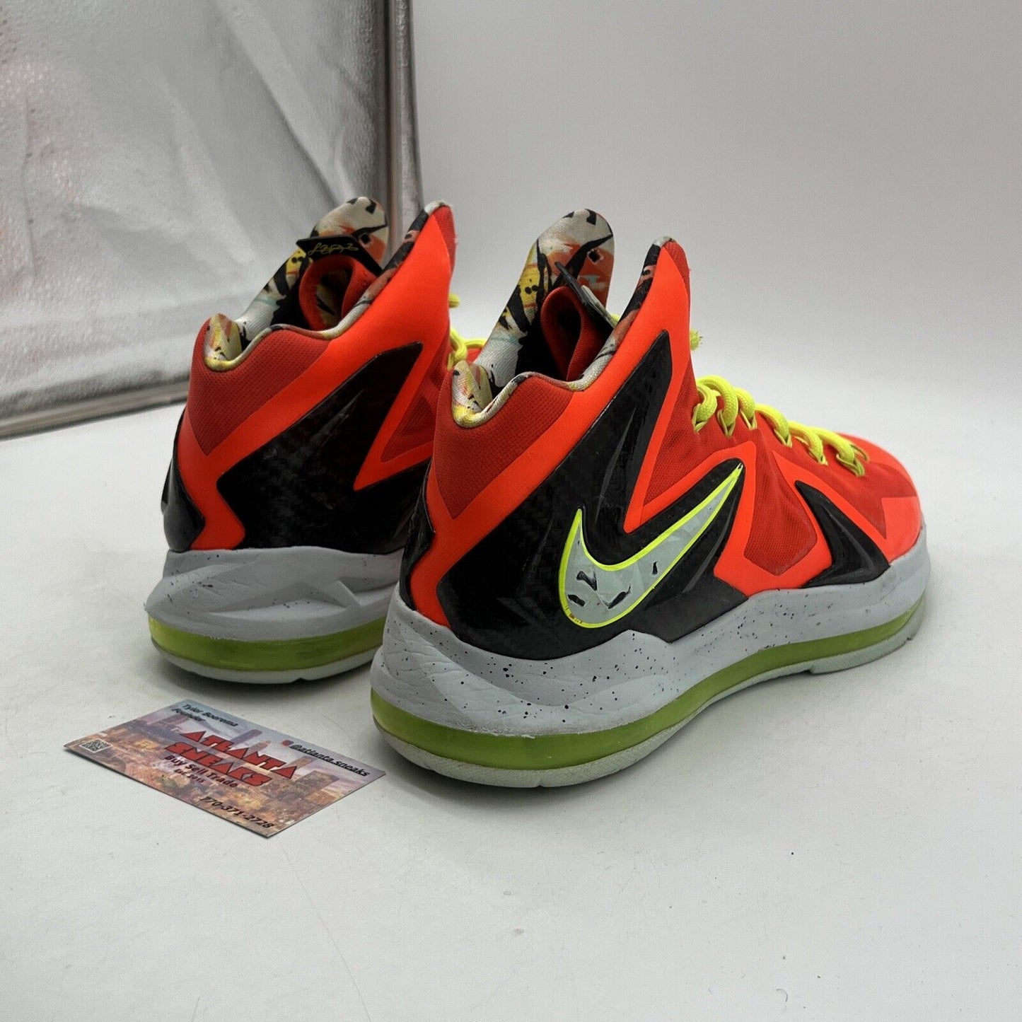 Nike Lebron 10 P.S Elite 'Bright Crimson' 579827-800 “Sample”