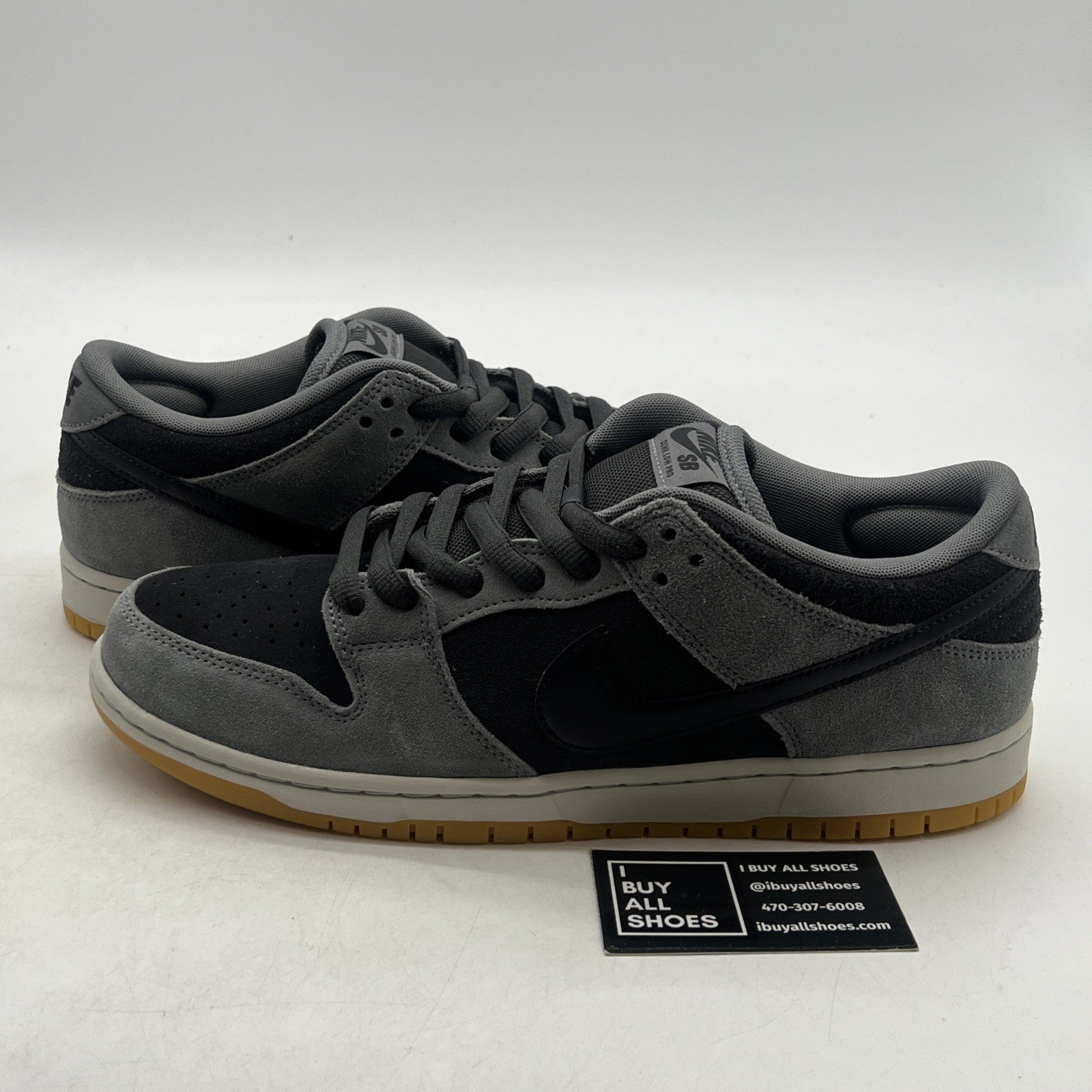 Size 12 - Nike Dunk SB Low Dark Smoke Grey (HF3063-001)