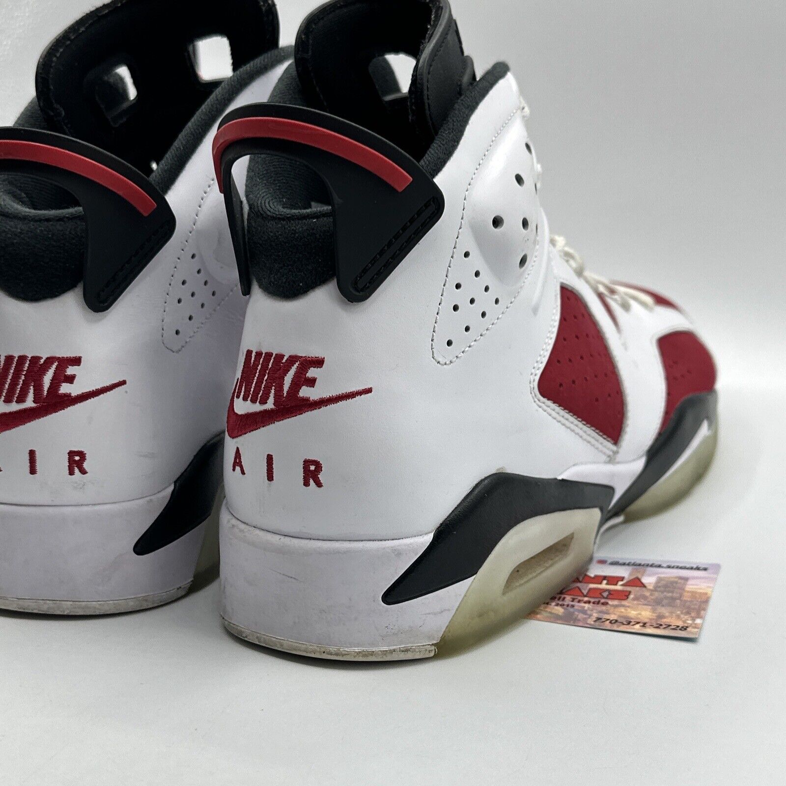 Size 12 - Jordan 6 Retro OG Mid Carmine OG Nike Air Retro Red White