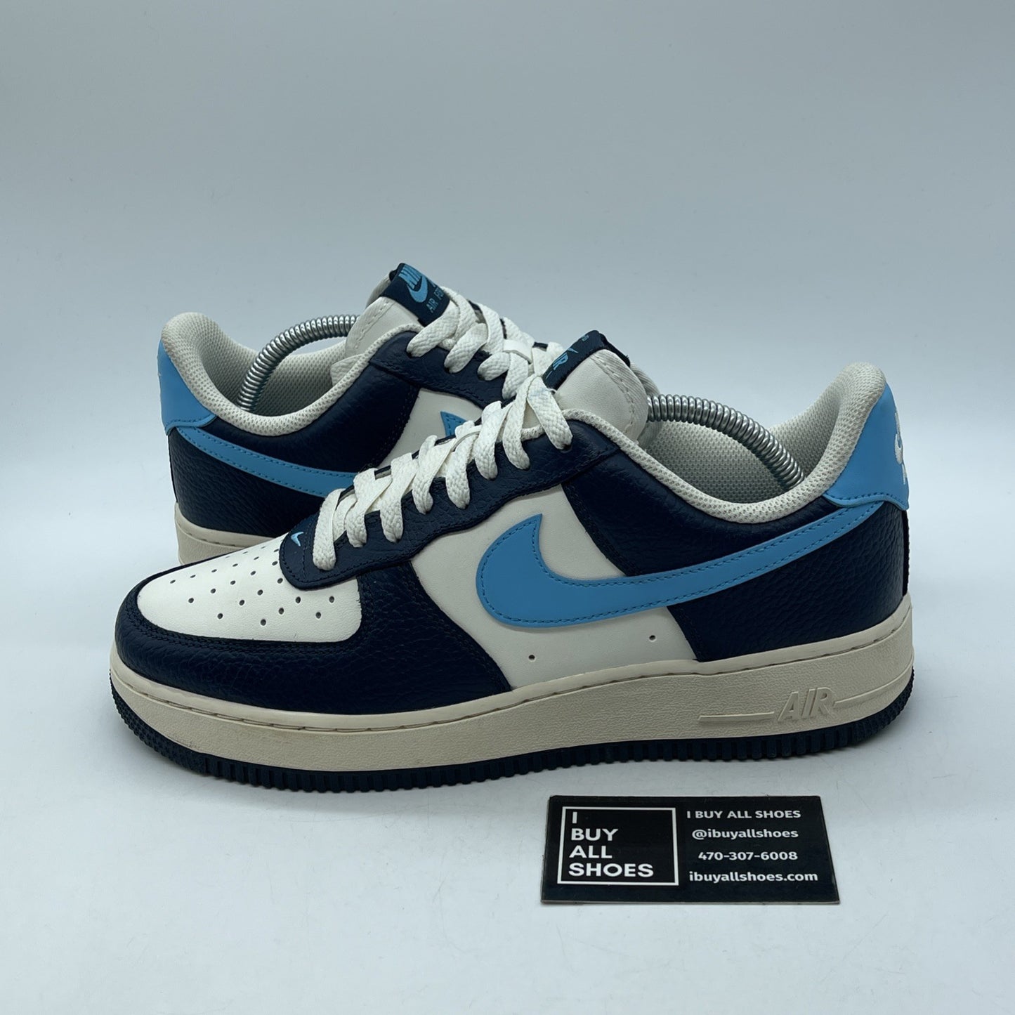 Size 9 - Nike Air Force 1 Low Armory Navy Baltic Blue White Leather (HJ9291-478)