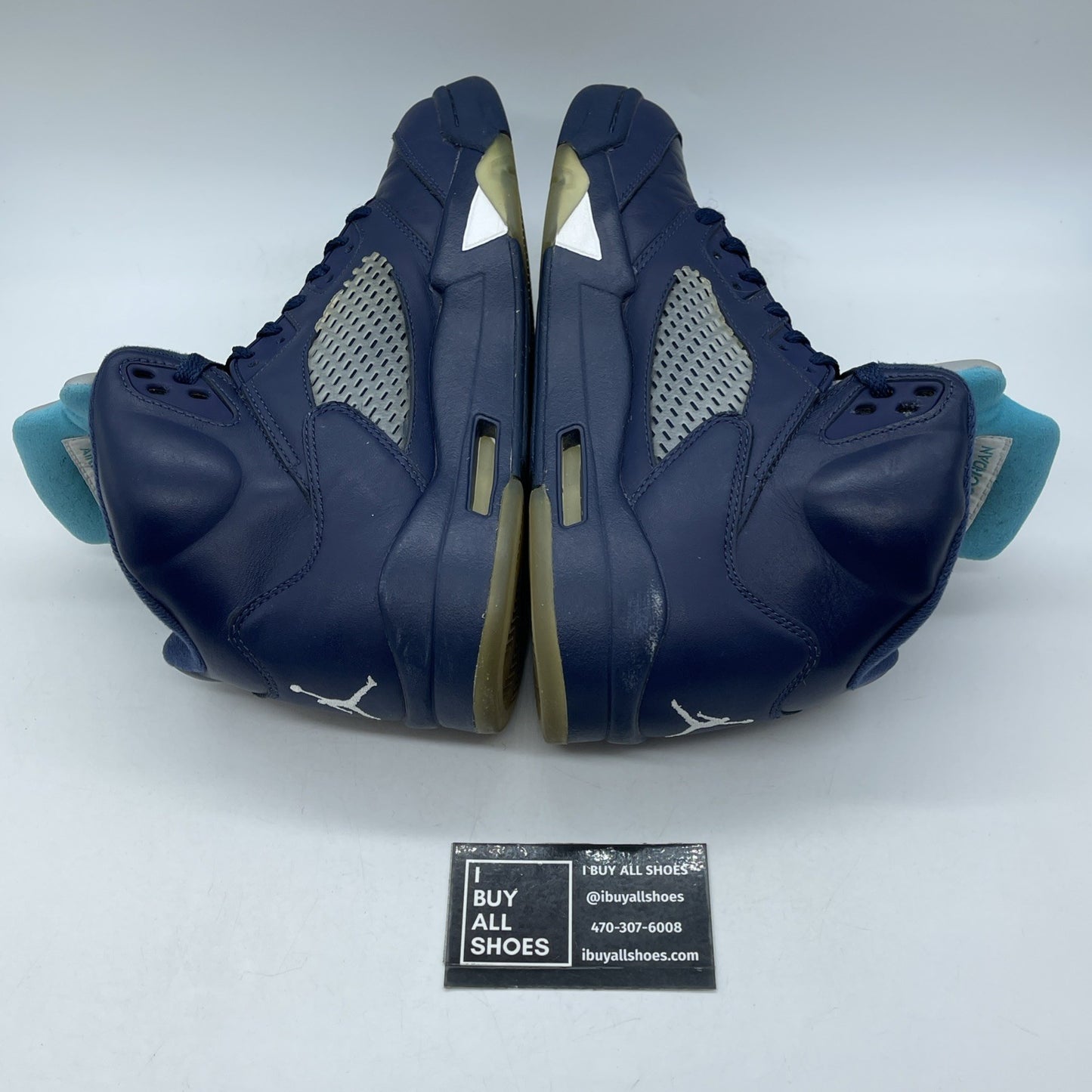 Size 9.5 - Air Jordan 5 Retro Pre-Grape Blue Leather (136027-405)