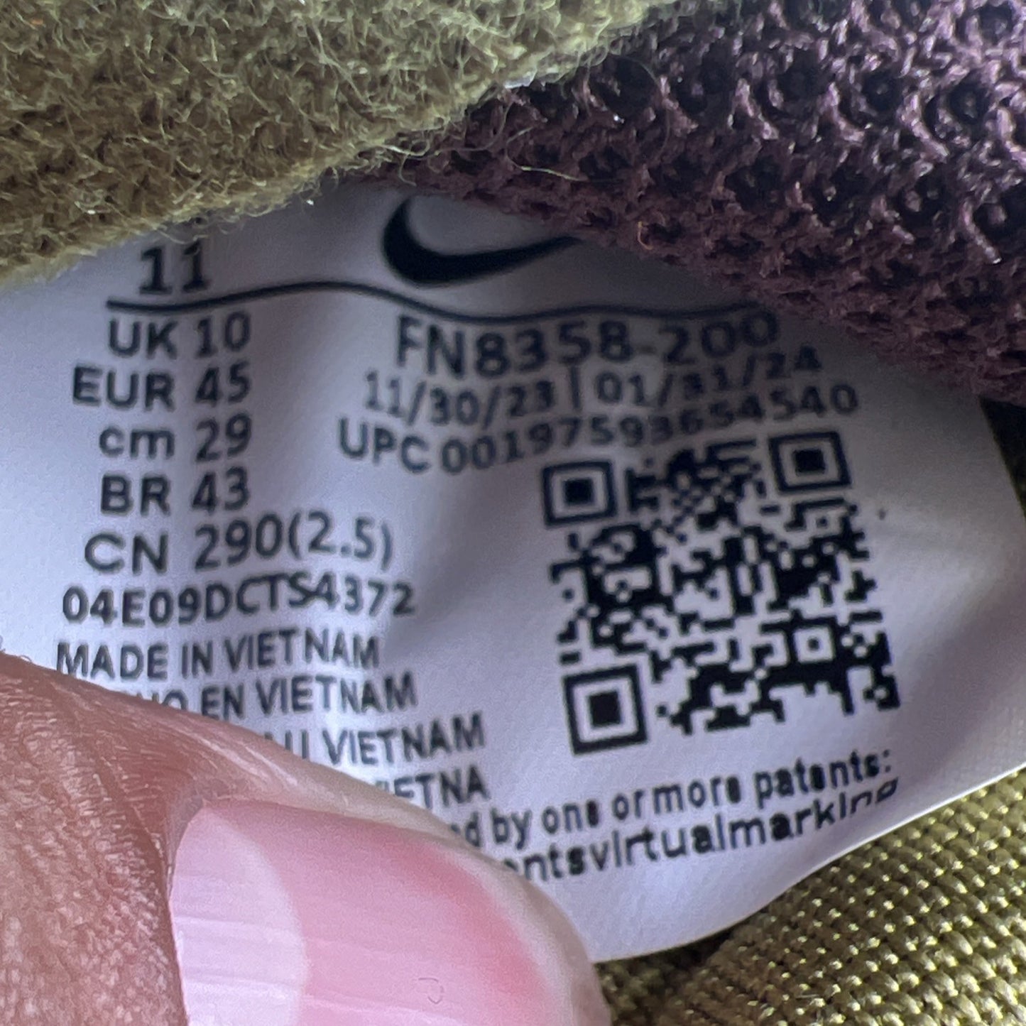Size 11 - Nike Air Max 1 '86 OG Big Bubble - Camo (FN8385-200)