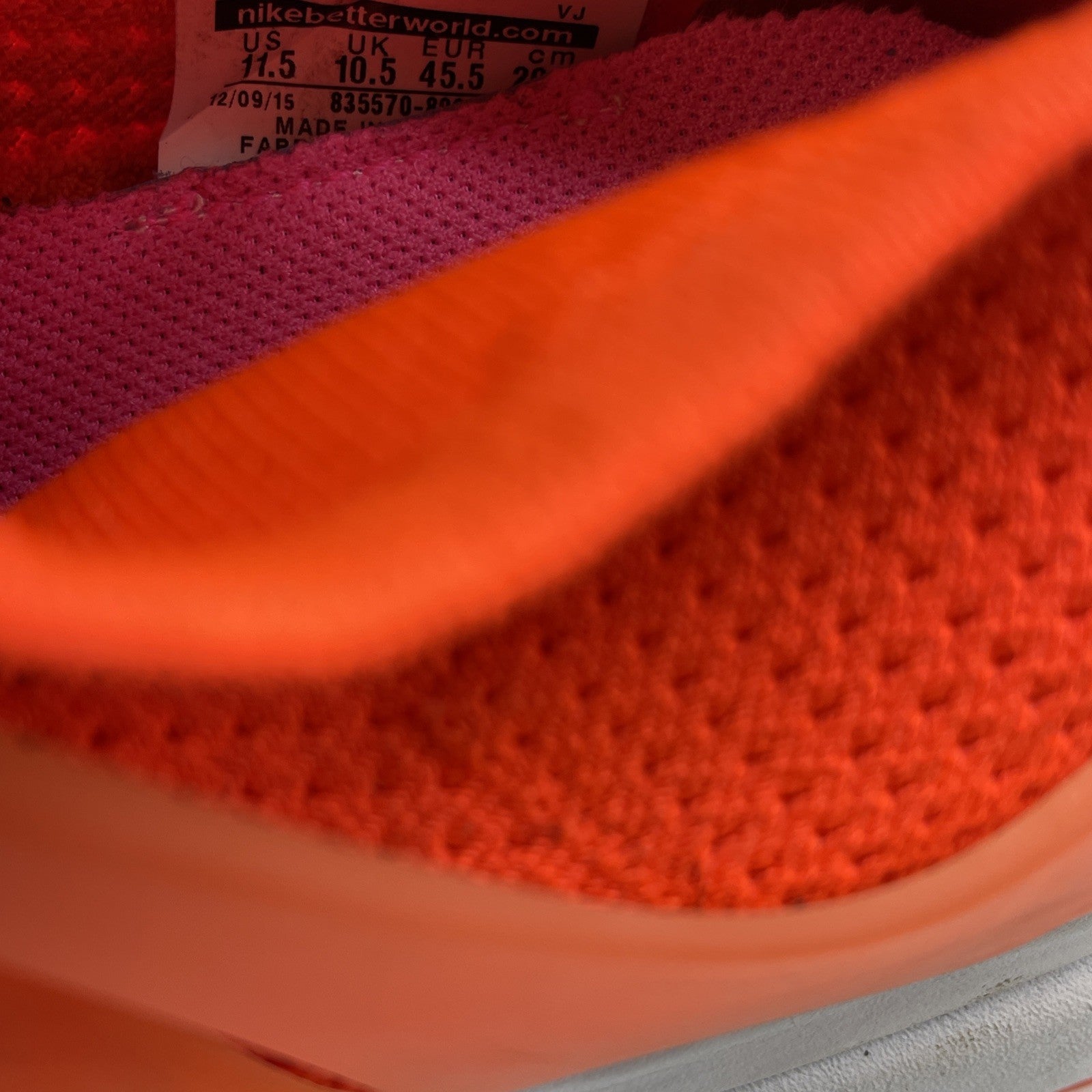 Size 11.5 - Nike Air Presto Flyknit Ultra Total Crimson (835570-800)