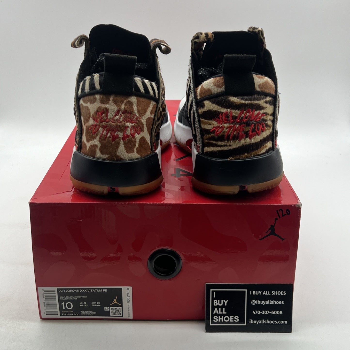 Size 10 - Jayson Tatum x Air Jordan 34 Welcome To The Zoo (DA1899-900)