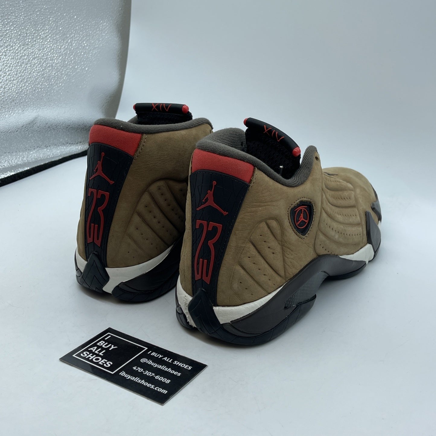 Size 9 - Air Jordan 14 Retro Winterized Black Brown Red Suede (DO9406-200)