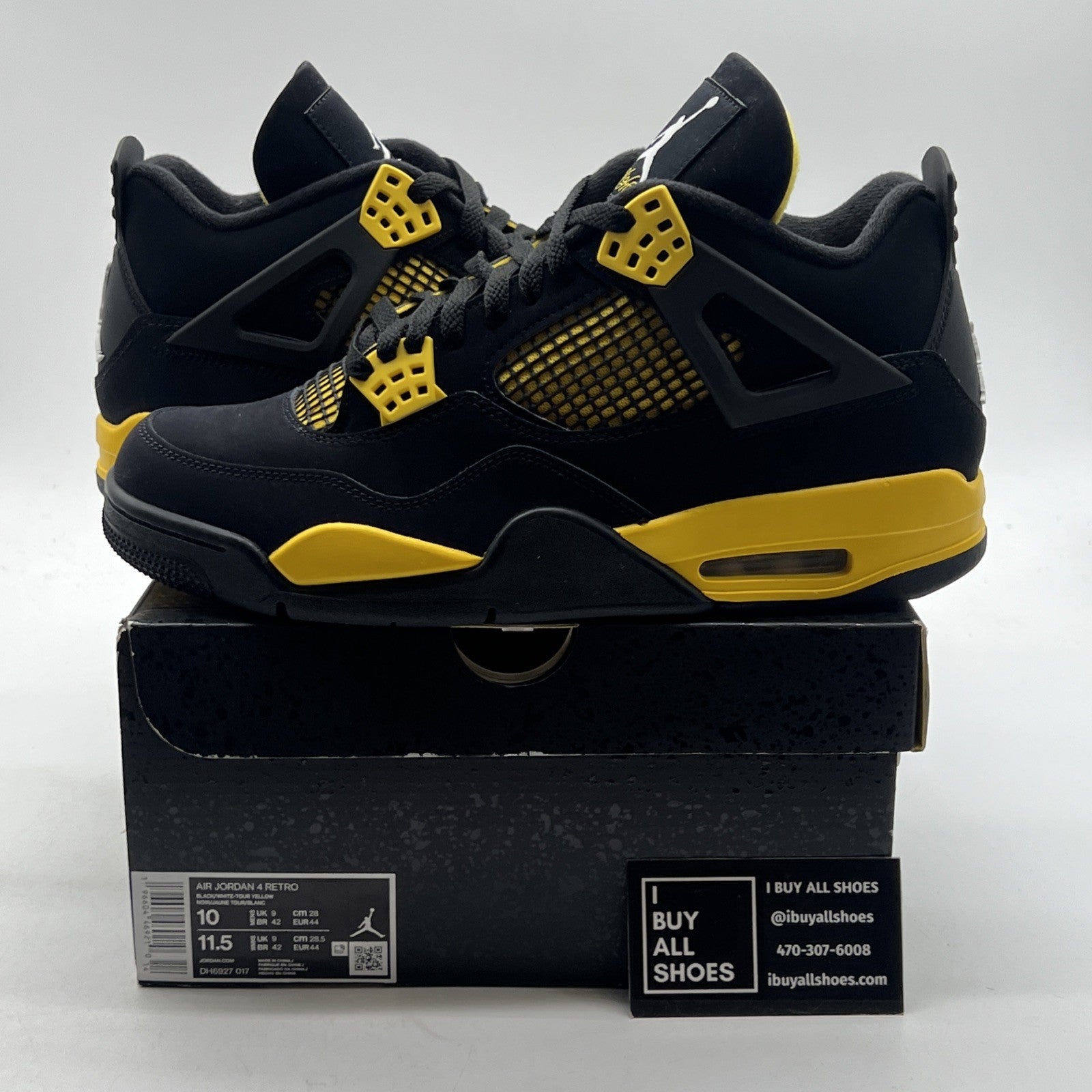 Size 10 - Air Jordan 4 Retro Mid Thunder (DH6927-017)