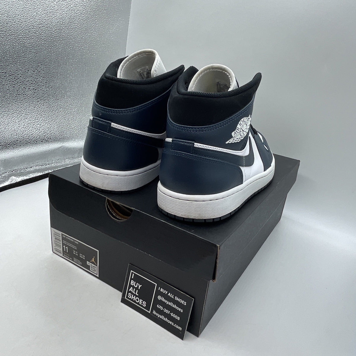 Size 11 - Air Jordan 1 Mid Armory Navy (554724-411)