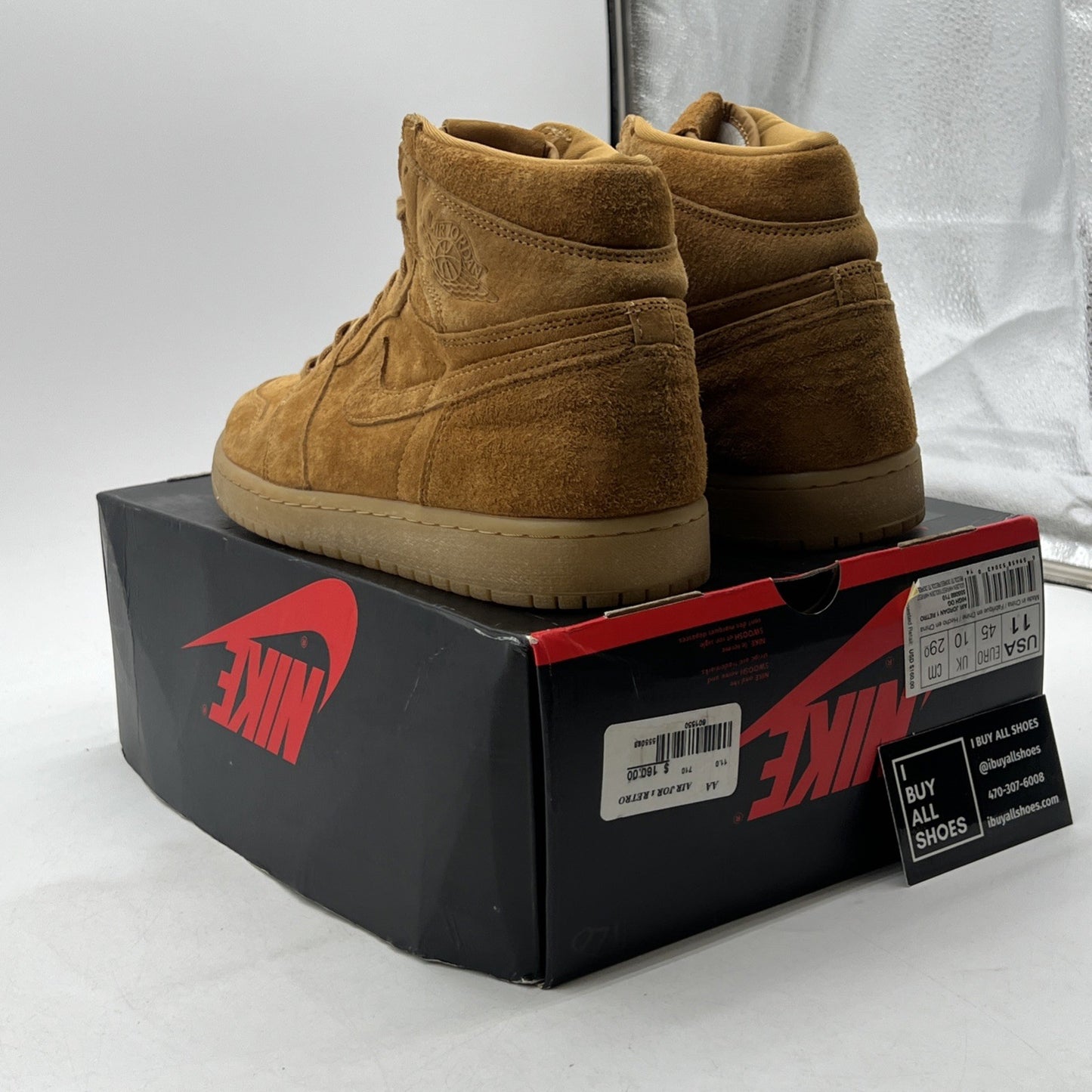 Size 11 - Air Jordan 1 Retro OG High Wheat (555088-710)