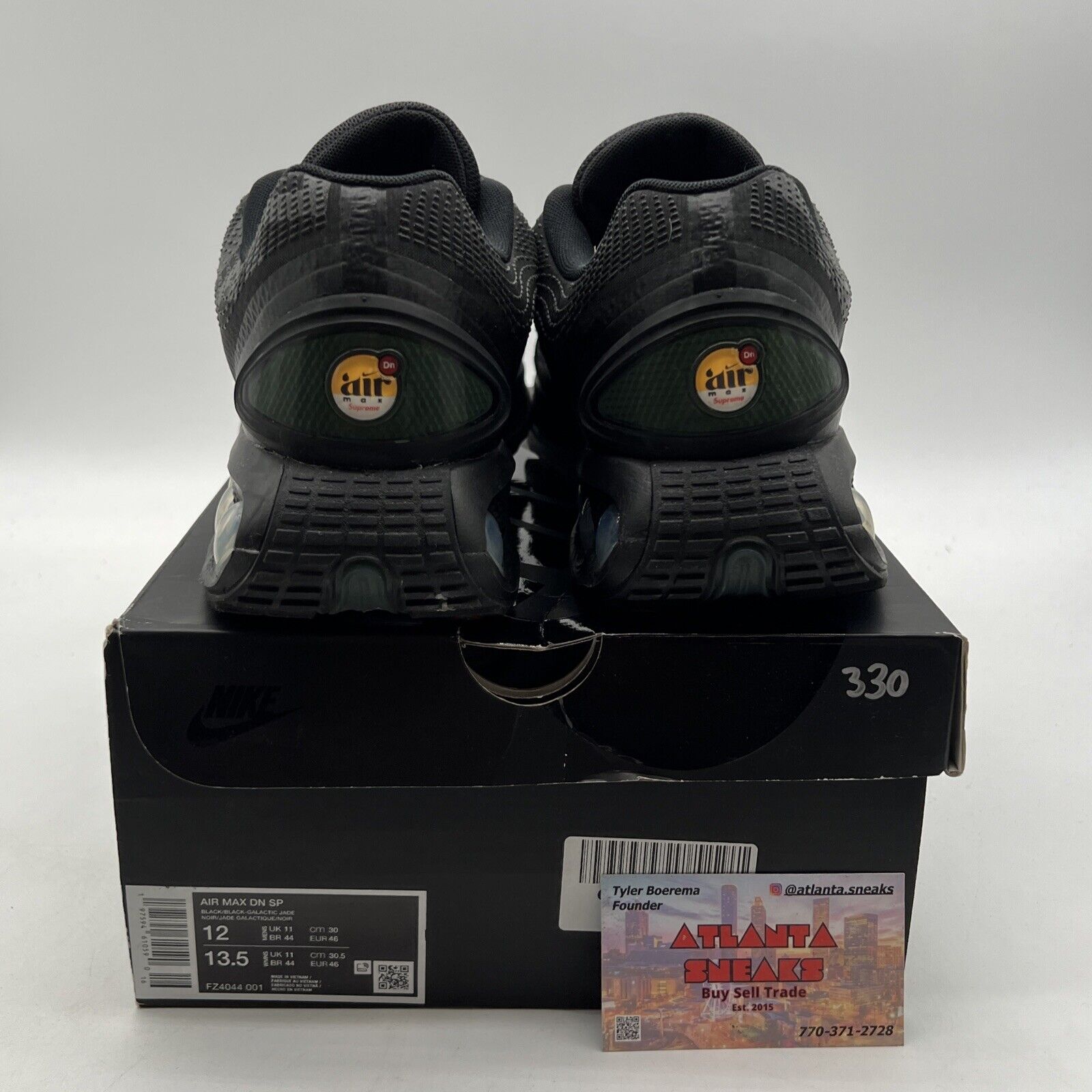 Size 12 - Nike Supreme x Air Max DN Black Galactic Jade (FZ4044-001)