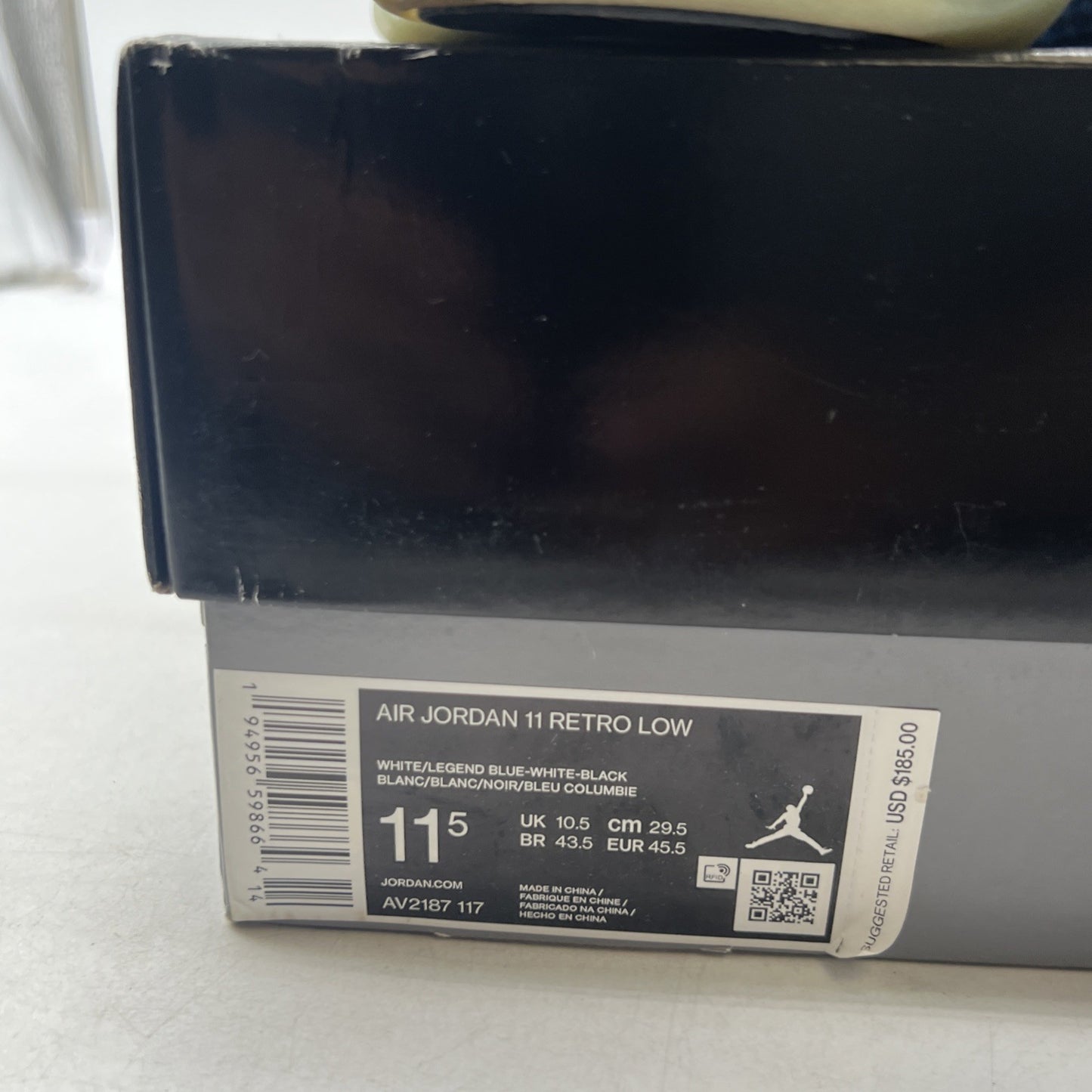 Size 11.5 - Air Jordan 11 Retro Low Legend Blue (AV2187-117)