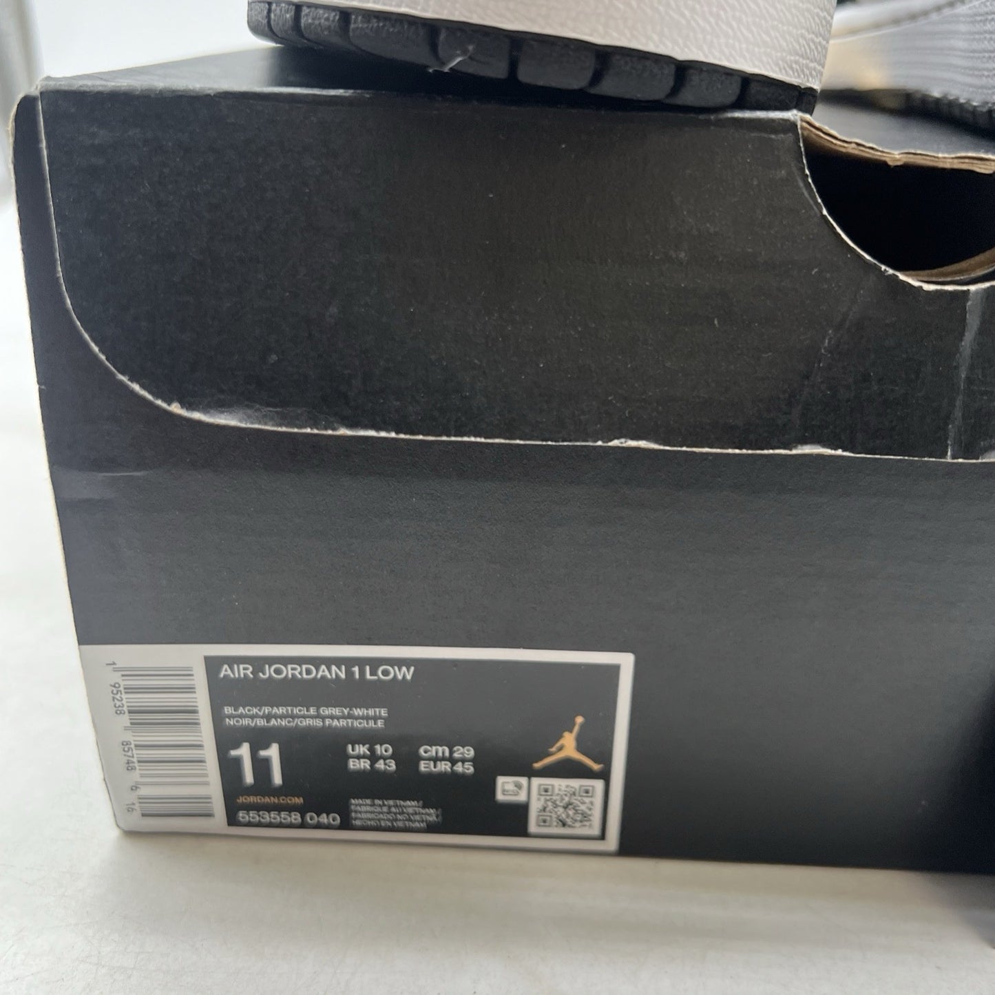Size 11 - Air Jordan 1 Low Shadow Toe (553558-040)
