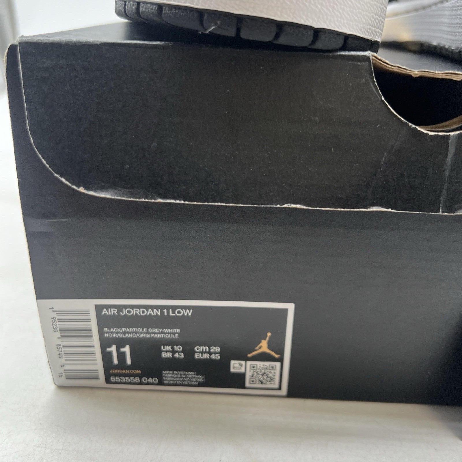 Size 11 - Air Jordan 1 Low Shadow Toe (553558-040)