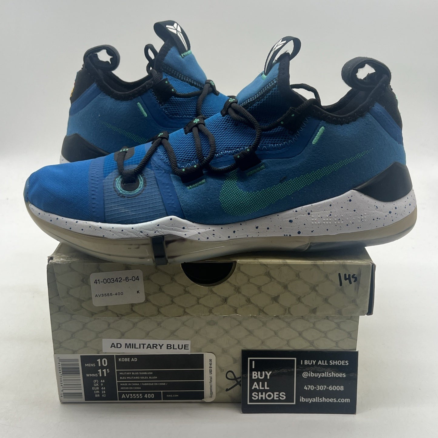 Size 10 - Nike Kobe A.D. 2018 Military Blue (AV3555-400)