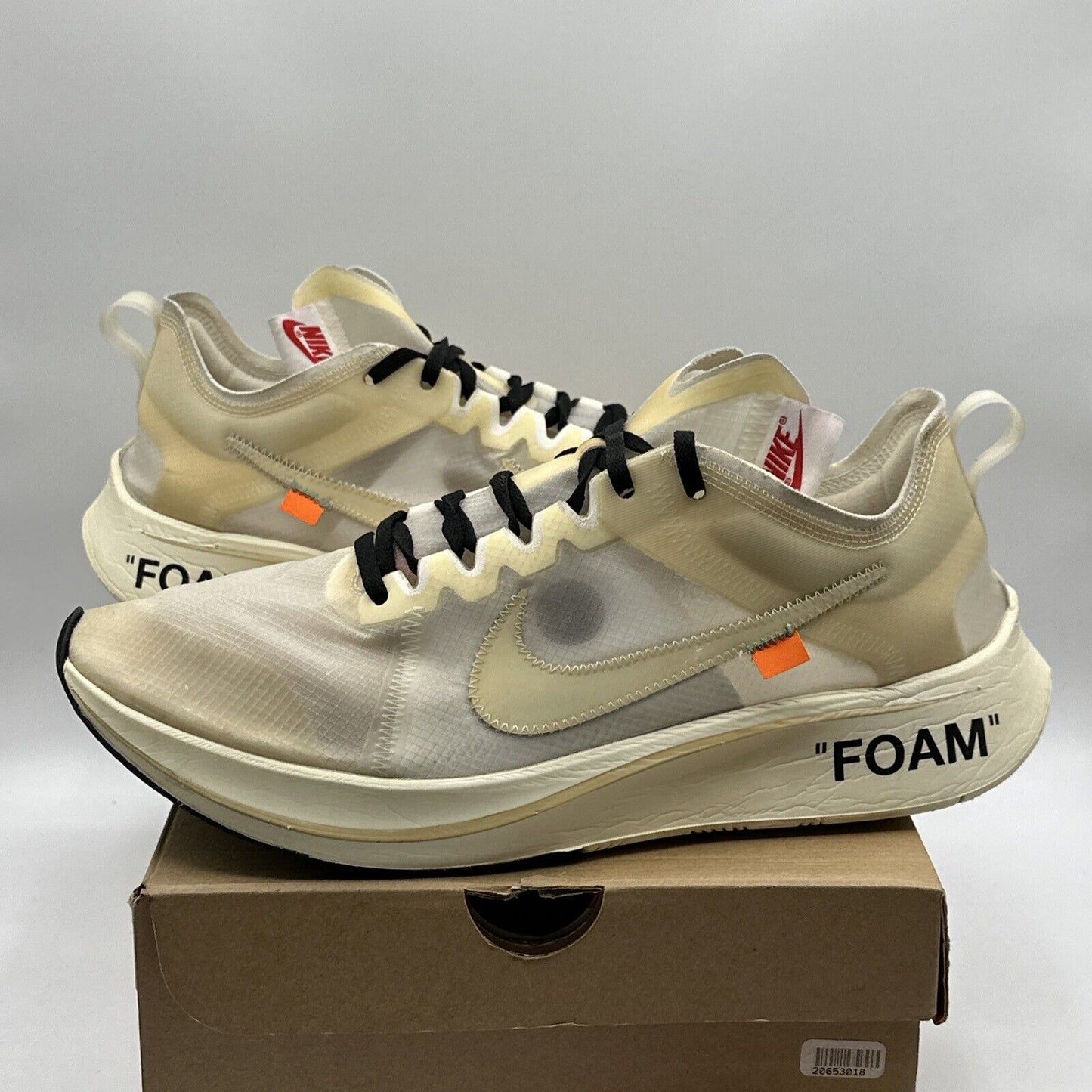 Size 13 - Nike Zoom Fly SP x OFF-WHITE The Ten 2017