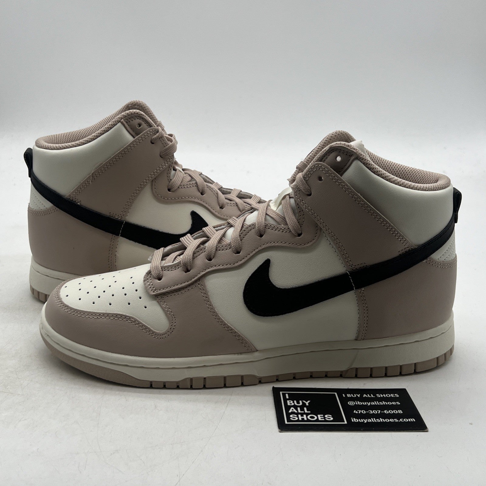 Size 11.5 - Nike Dunk High Fossil Stone W (DD1896-200)