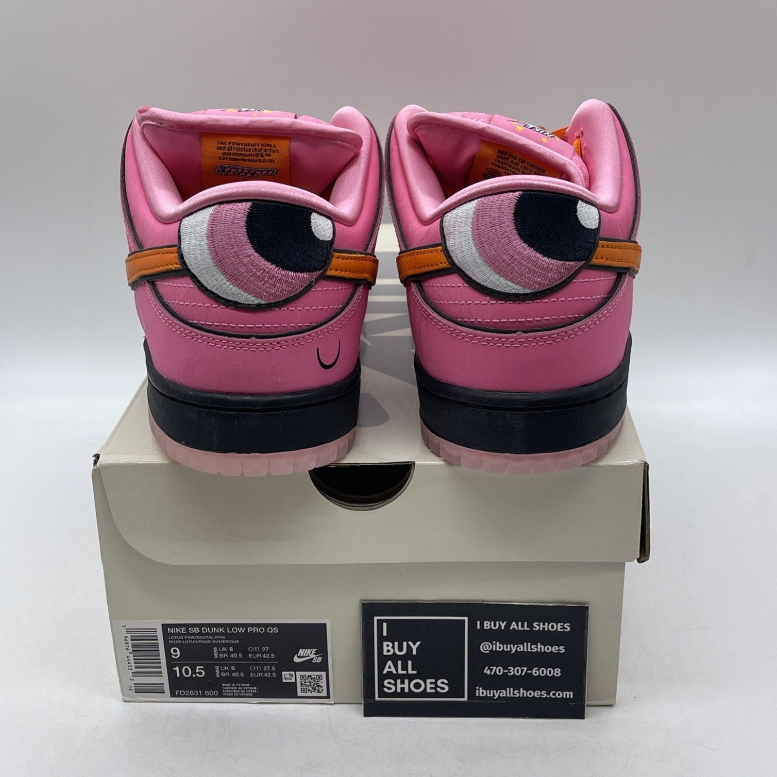 Size 9 - The Powerpuff Girls x Nike Dunk Pro SB QS Low Blossom (FD2631-600)