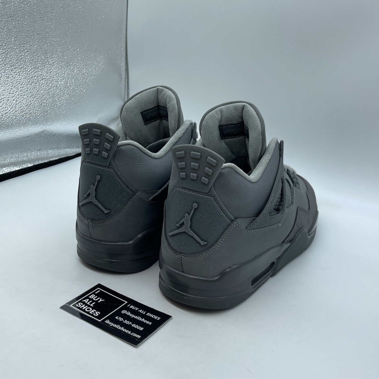 Size 12 - Air Jordan 4 Retro SE Wet Cement Grey Suede (FQ7928-001)