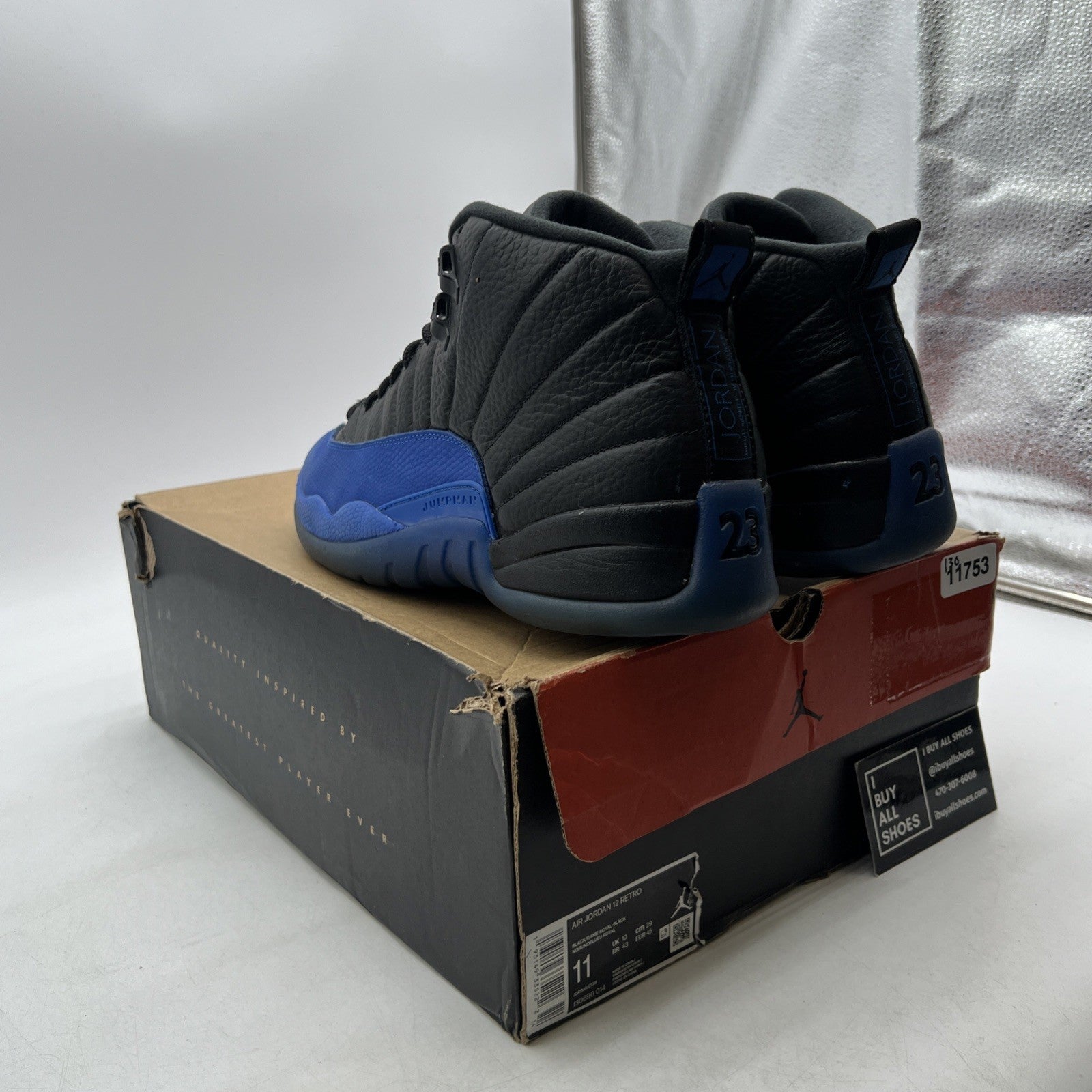 Size 11 - Air Jordan 12 Retro Game Royal (130690-014)