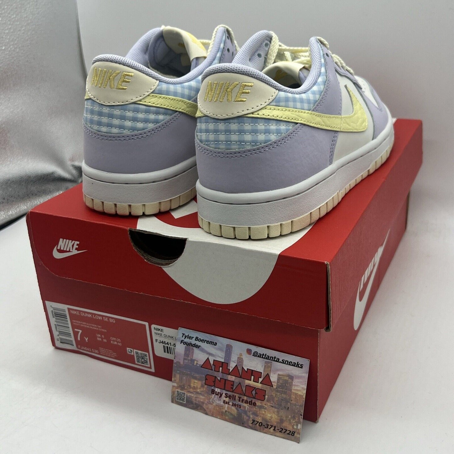 Nike Dunk Low SE BG Easter 2023 FJ4641-536 Size 7Y Brand New Og All