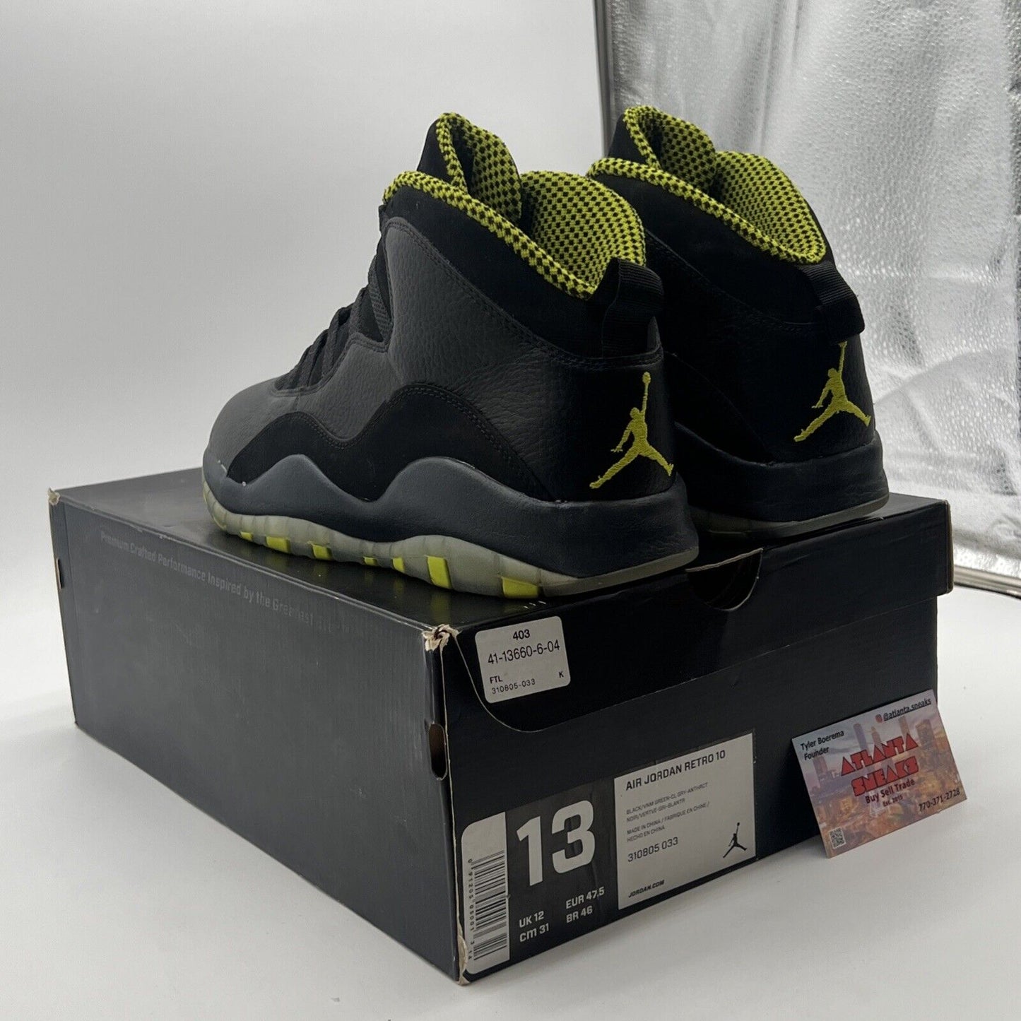 Size 13 - Air Jordan 10 Retro Venom (310805-033)