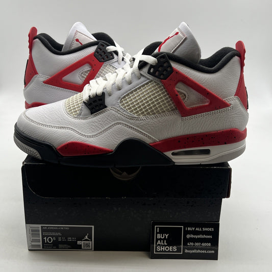 Size 10.5 - Air Jordan 4 Retro Mid Red Cement (DH6927-161)