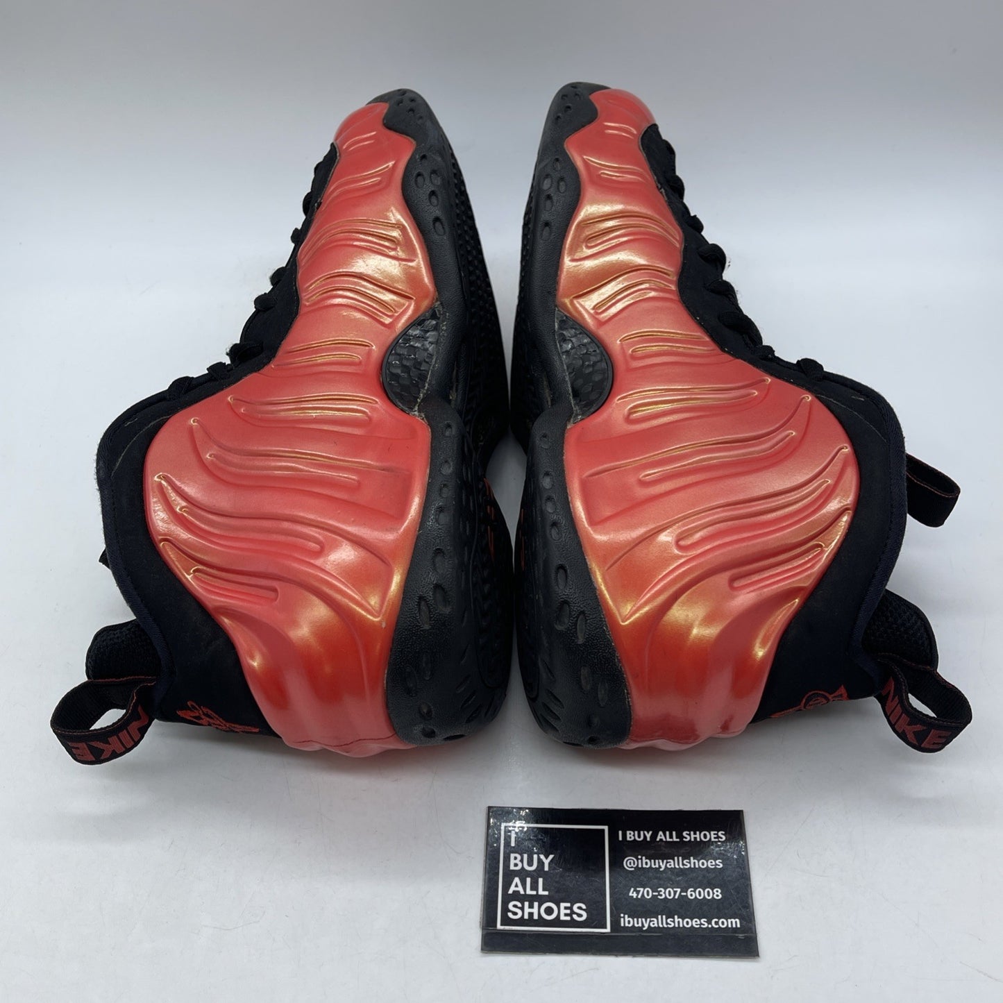 Size 11 - Nike Air Foamposite One Habanero Red Black Suede (314996-603)