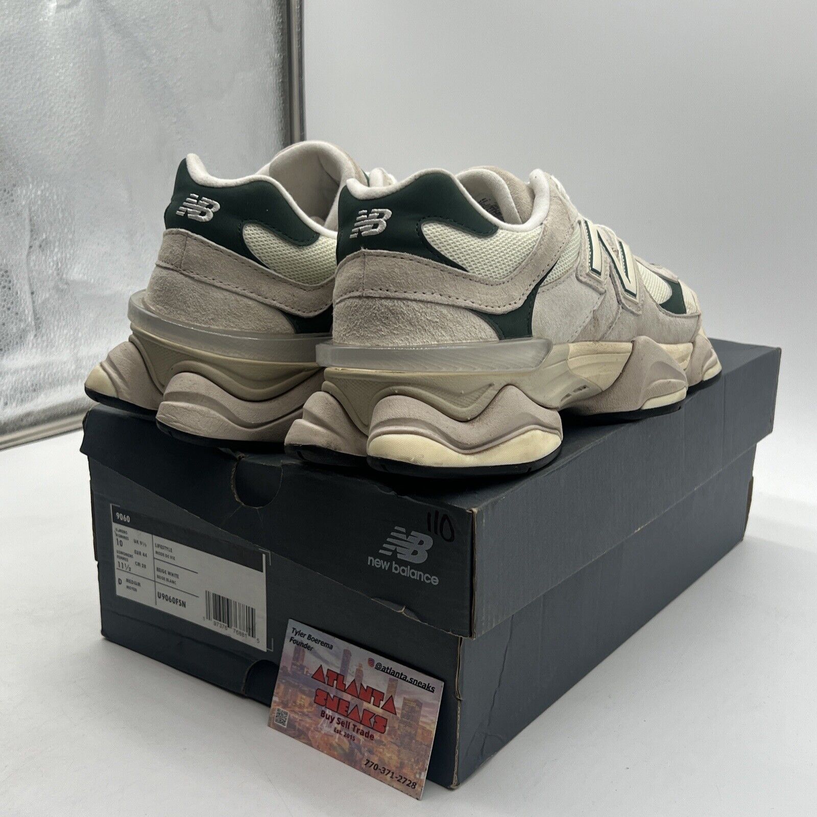 Size 10 - New Balance 9060 Footlocker Exclusive Spruce Pack (U9060FSN)