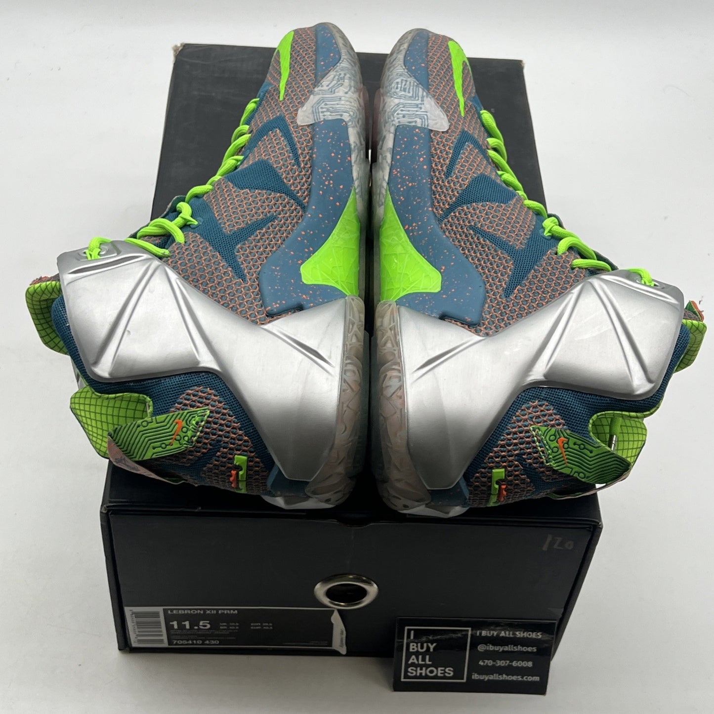 Size 11.5 - Nike LeBron 12 Trillion Dollar Man (705410-430)