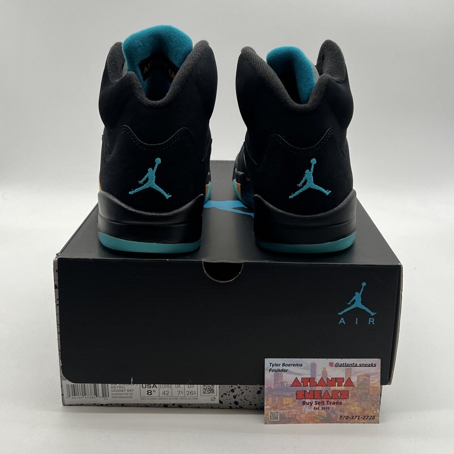 Size 8.5 - Air Jordan 5 Retro Mid Aqua (DD0587-047)