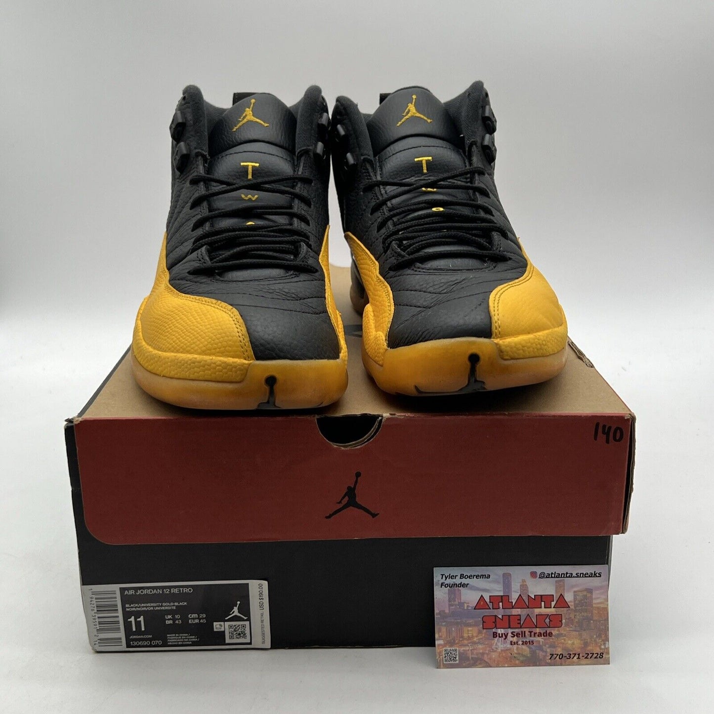 Size 11 - Jordan 12 Retro University Gold 2020 (130690-070)