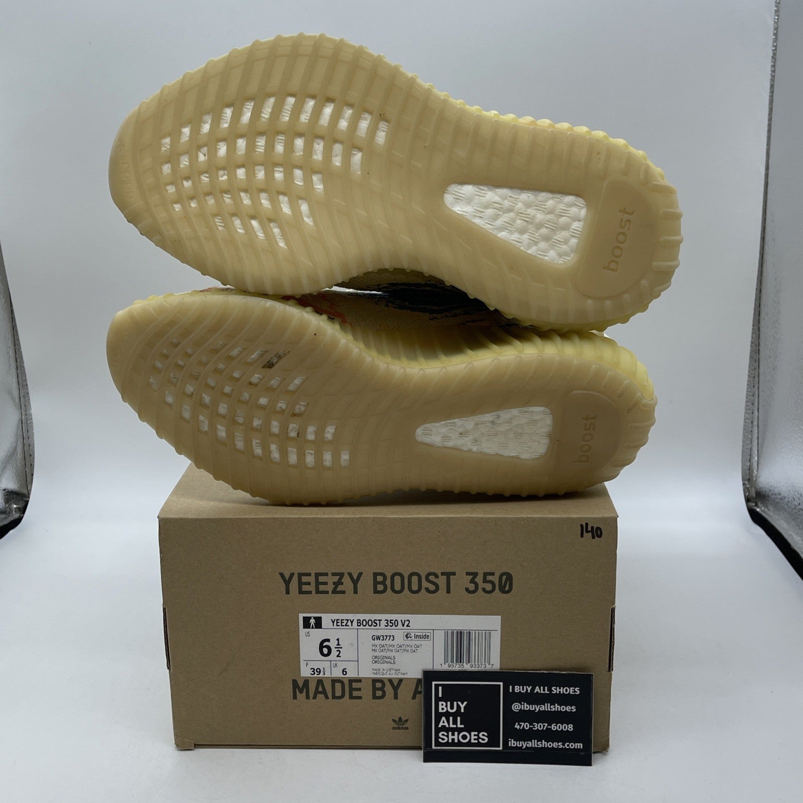 Size 6.5 - adidas Yeezy Boost 350 V2 Low MX Oat Blue Orange Suede (GW3773)