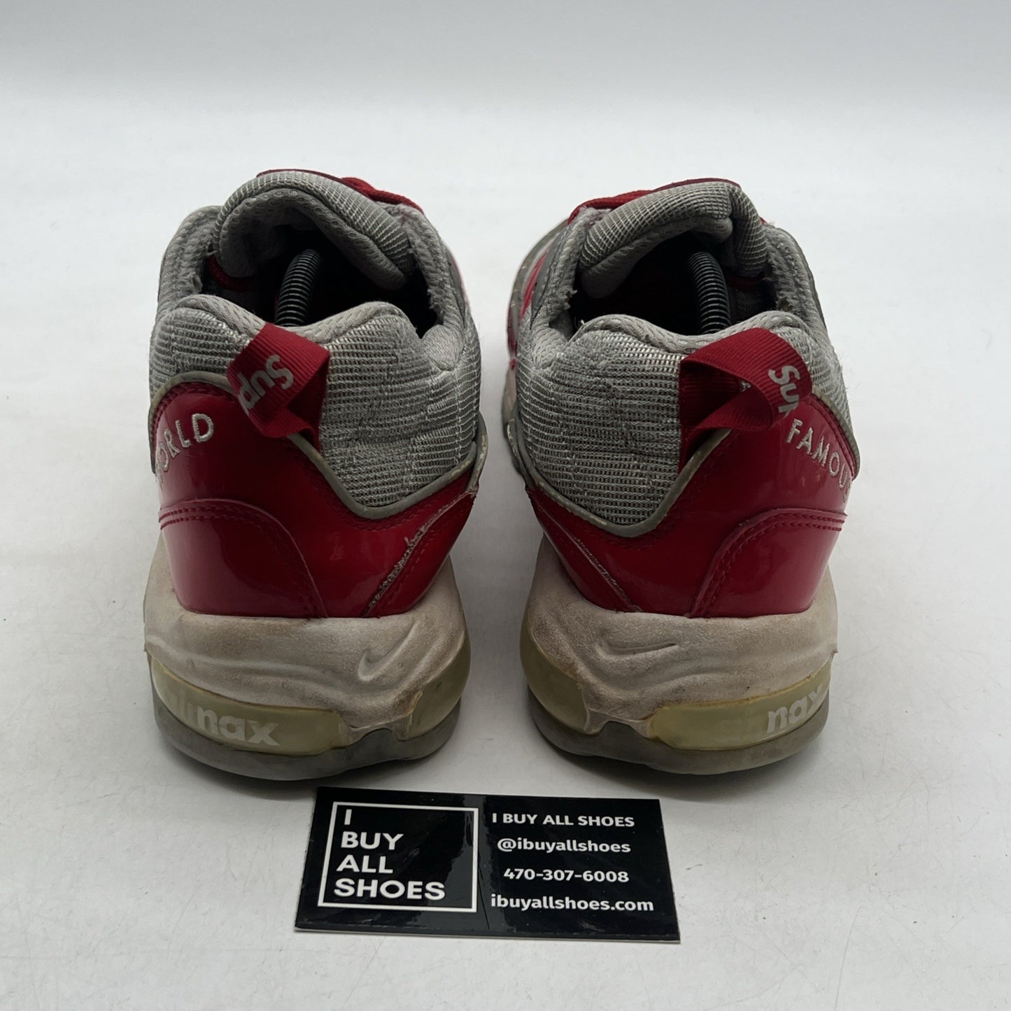Size 11.5 - Nike Supreme x Air Max 98 Red (844694-600)