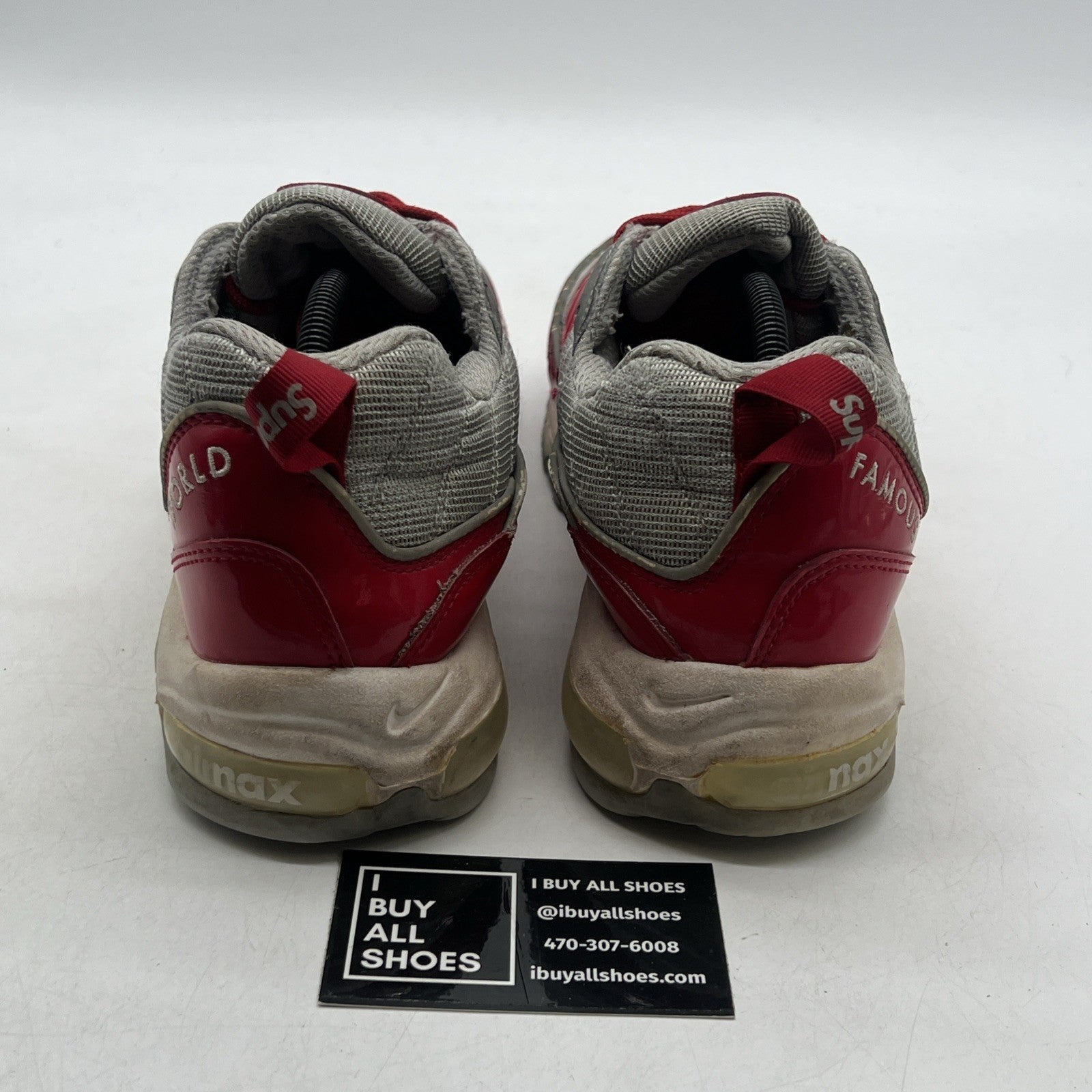 Size 11.5 - Nike Supreme x Air Max 98 Red (844694-600)