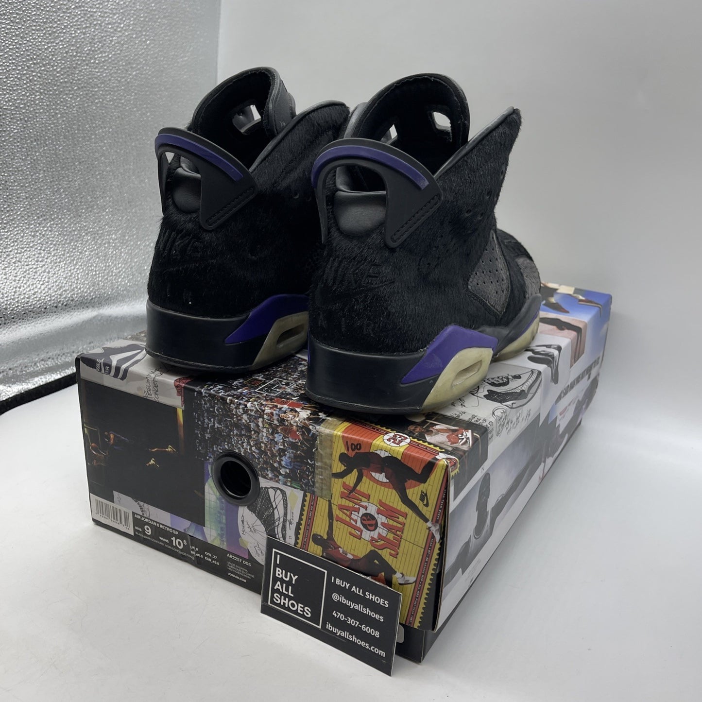 Size 9 - Social Status x Air Jordan 6 Retro Pony Hair (AR2257-005)