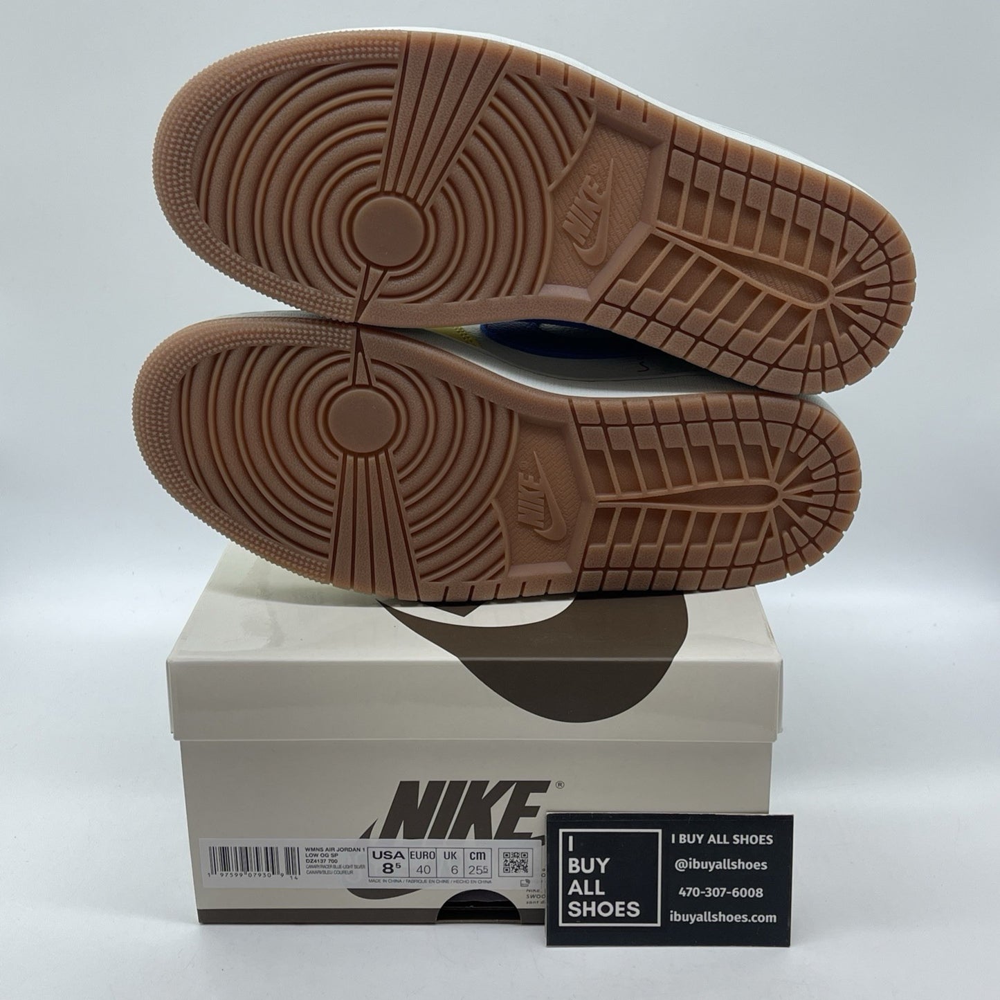 Size 8.5W - Travis Scott x Air Jordan 1 Retro OG SP Low Canary (DZ4137-700)
