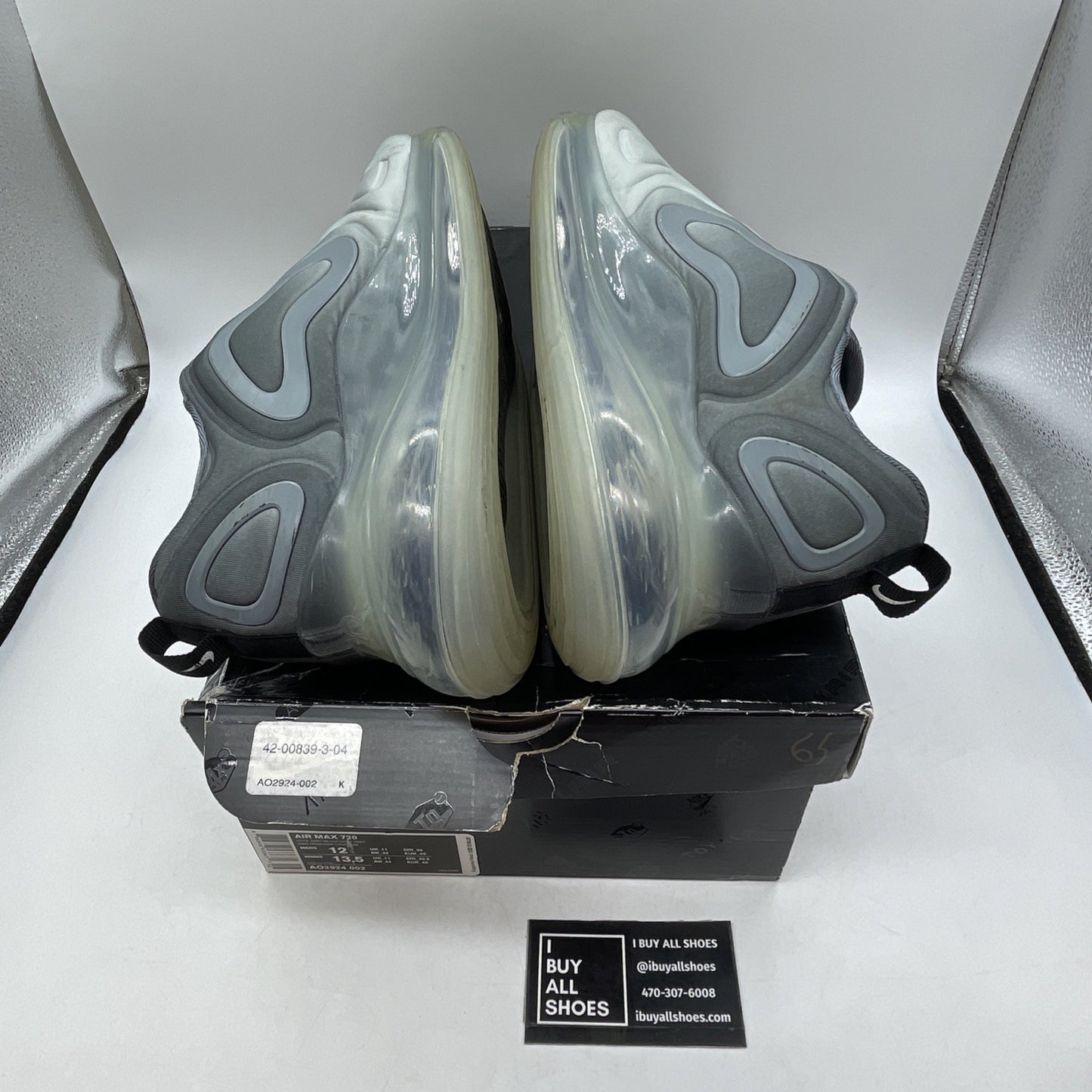 Size 12 - Nike Air Max 720 Cool Grey (AO2924-002)