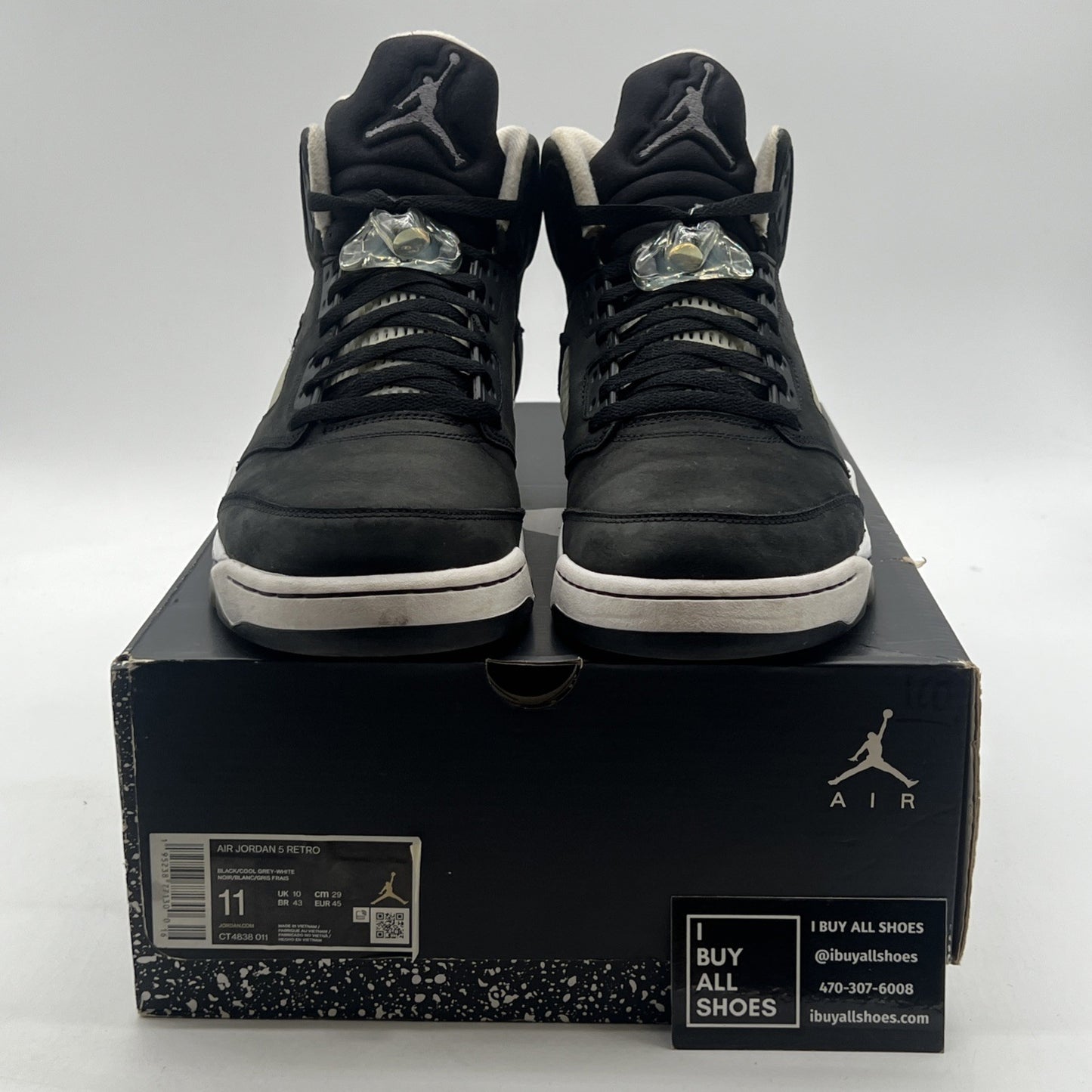 Size 11 - Air Jordan 5 Retro Mid Oreo (CT4838-011)