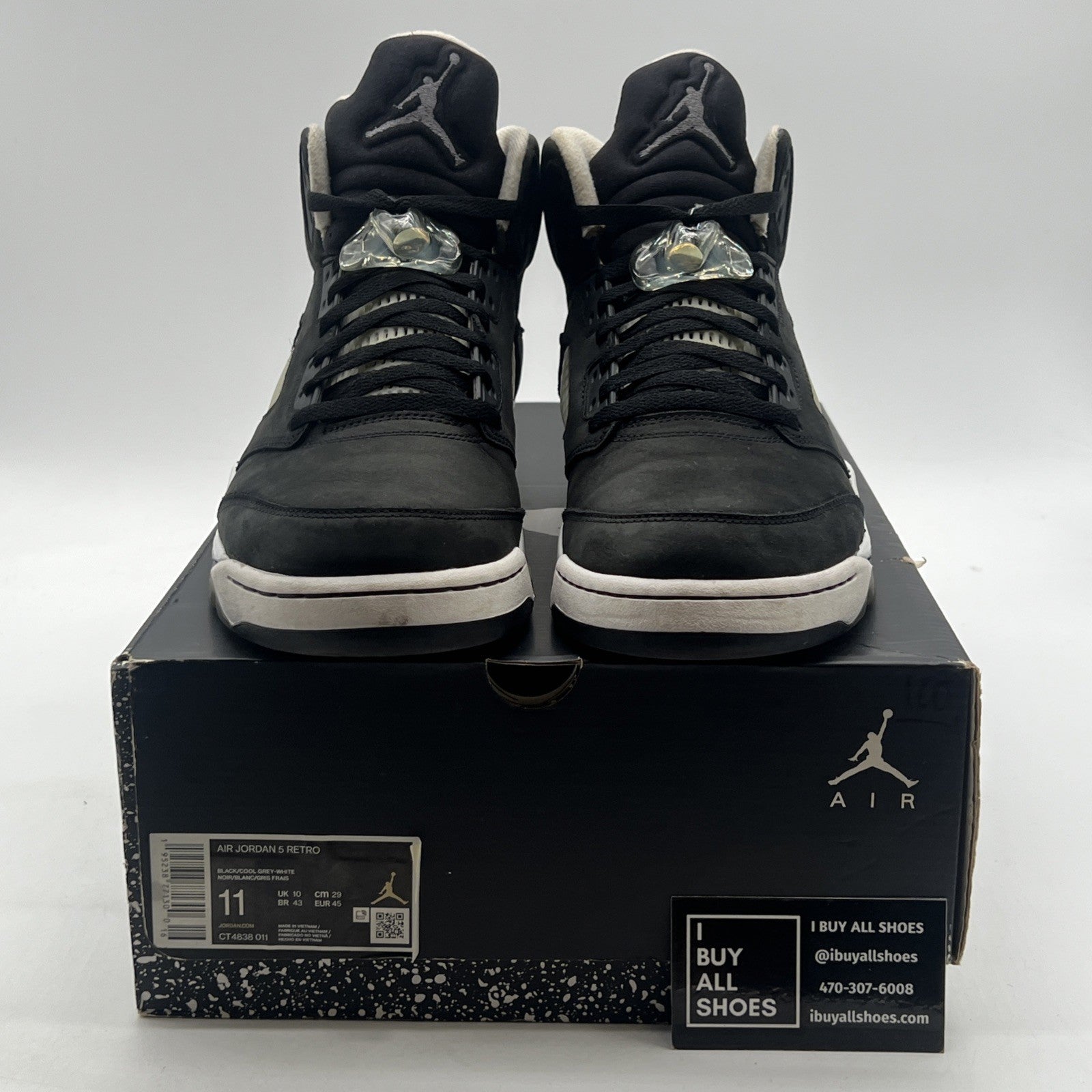 Size 11 - Air Jordan 5 Retro Mid Oreo (CT4838-011)