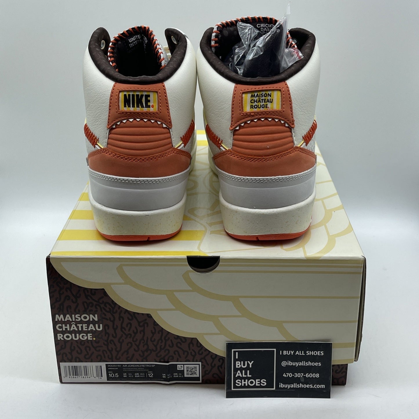 Size 10.5 - Maison Château Rouge x Air Jordan 2 United Youth International