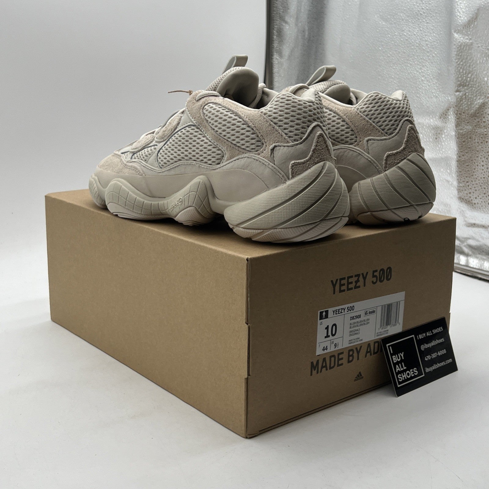 Size 10 - adidas Yeezy 500 Blush (DB2908)