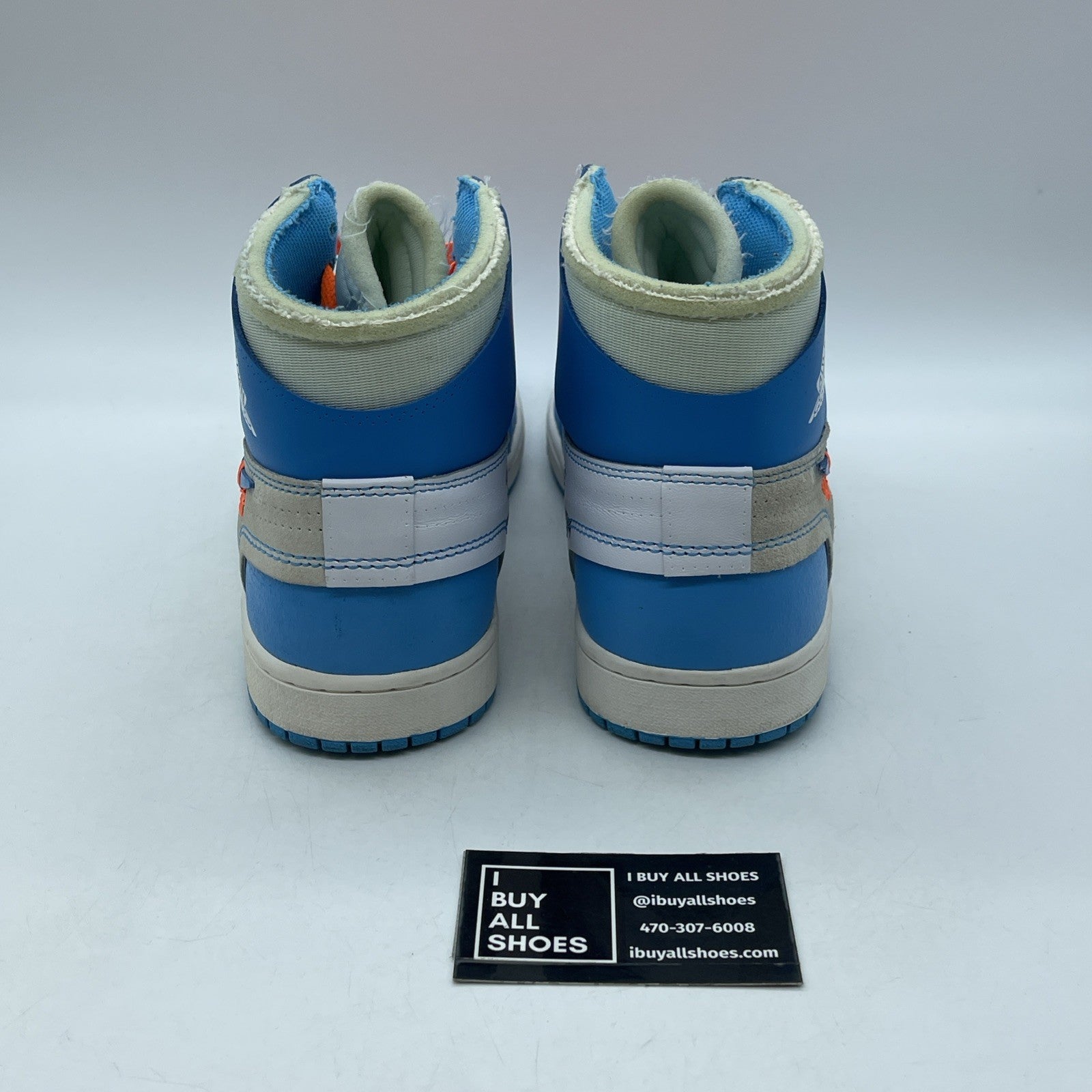 Size 10 - Jordan 1 Retro OG x Off-White High UNC Blue Leather (AQ0818-148)