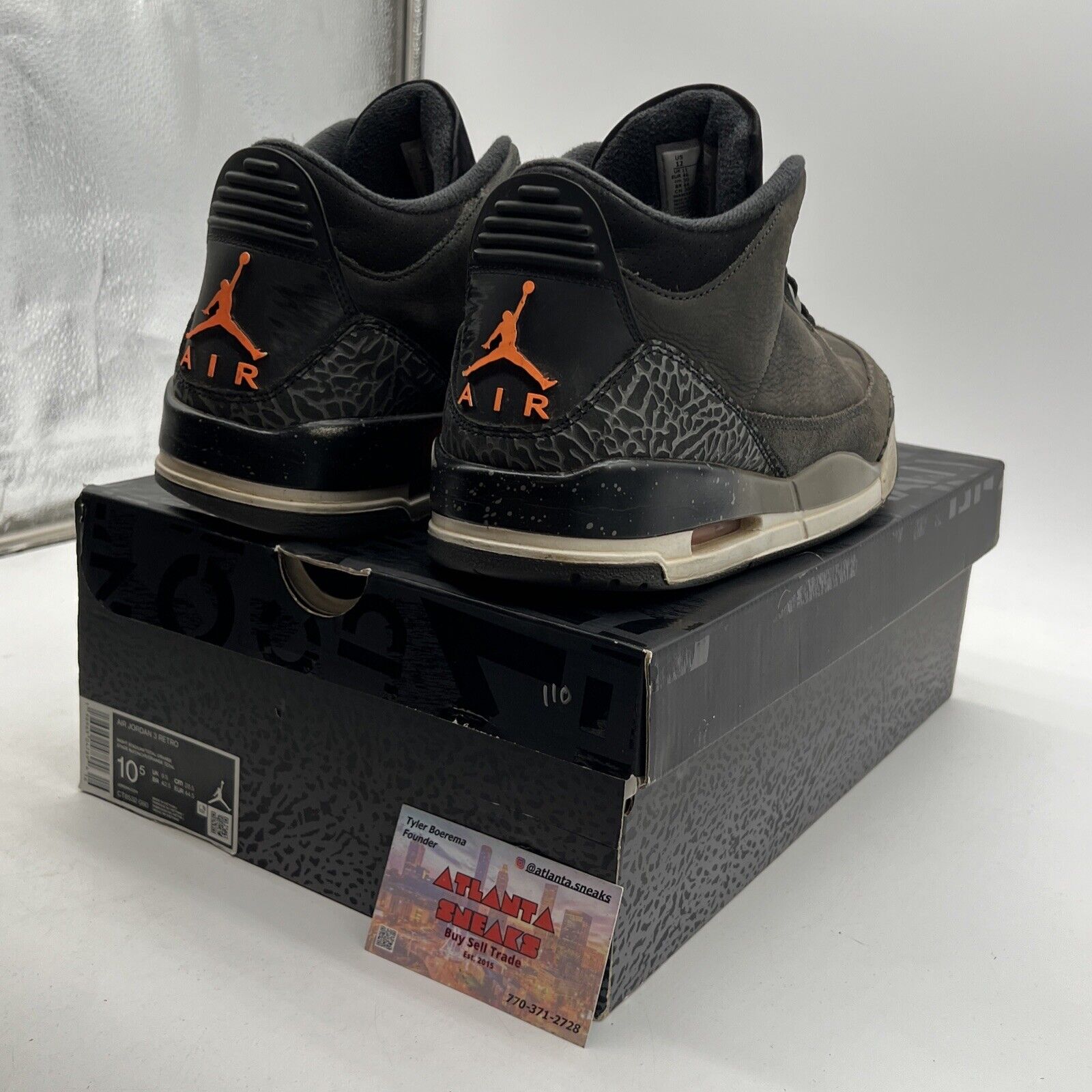 Size 10.5 - Jordan 3 Retro 2023 Mid Fear (CT8532-080)