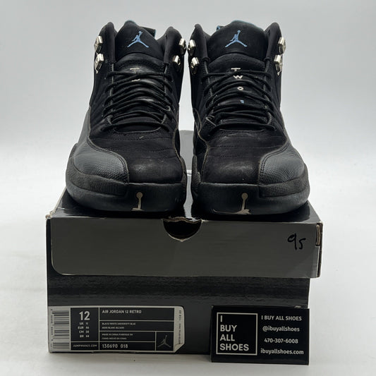 Size 12 - Air Jordan 12 Retro 2009 Nubuck (130690-018)