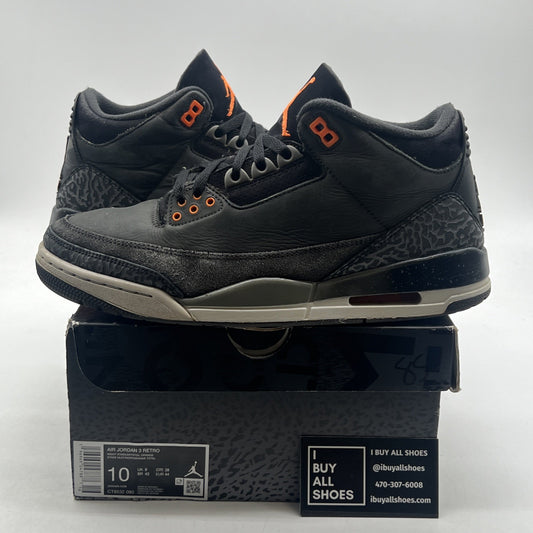 Size 10 - Air Jordan 3 Retro 2023 Mid Fear (CT8532-080)
