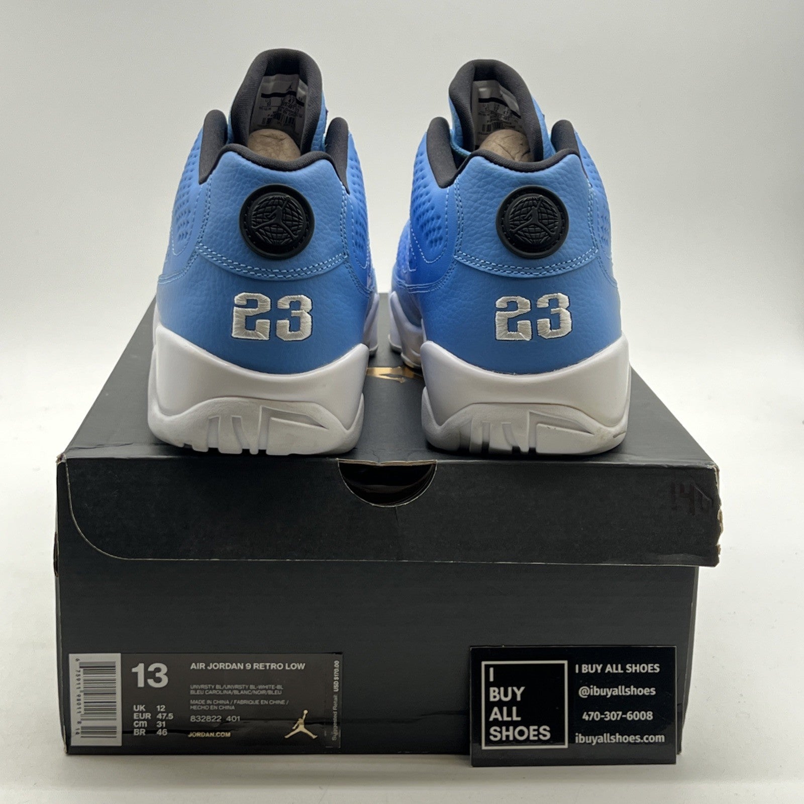 Size 13 - Air Jordan 9 Retro Low Pantone (832822-401)