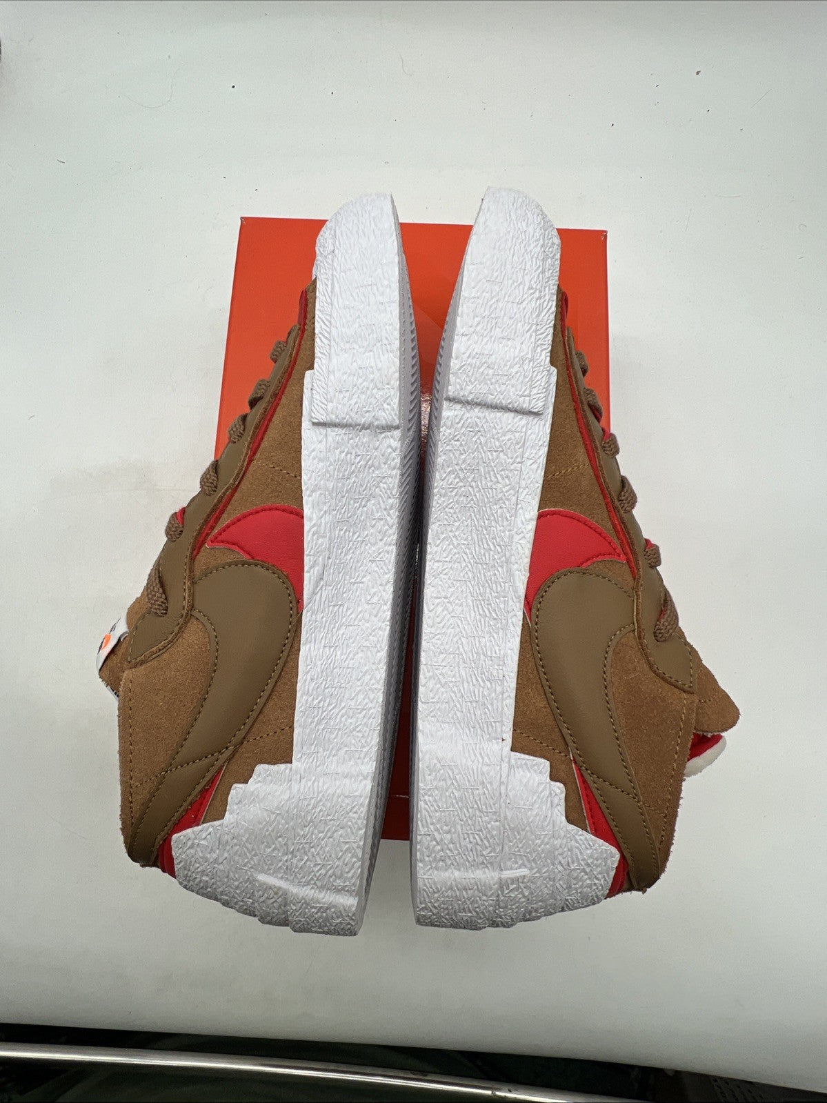 Size 10 - Nike sacai x Blazer Low British Tan (DD1877-200)