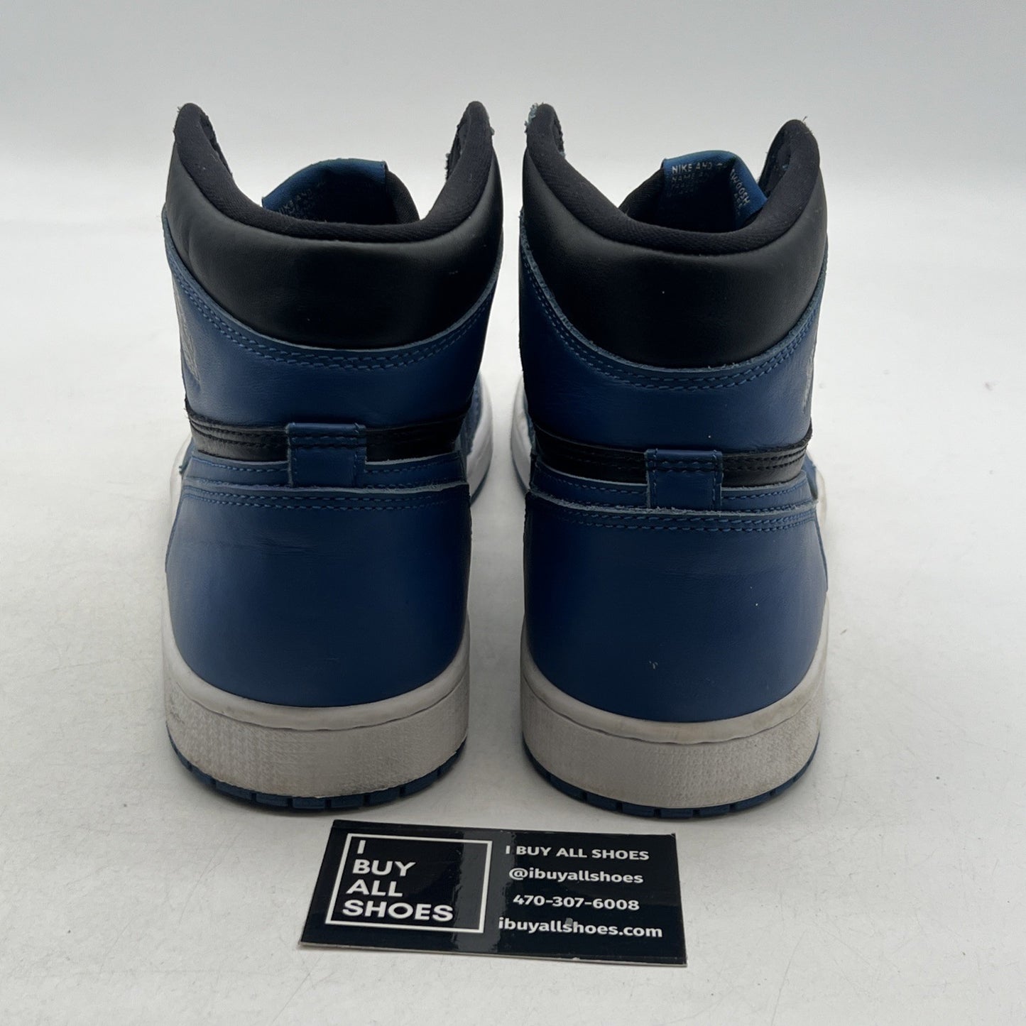 Size 12 - Air Jordan 1 Retro OG High Dark Marina Blue (555088-404)