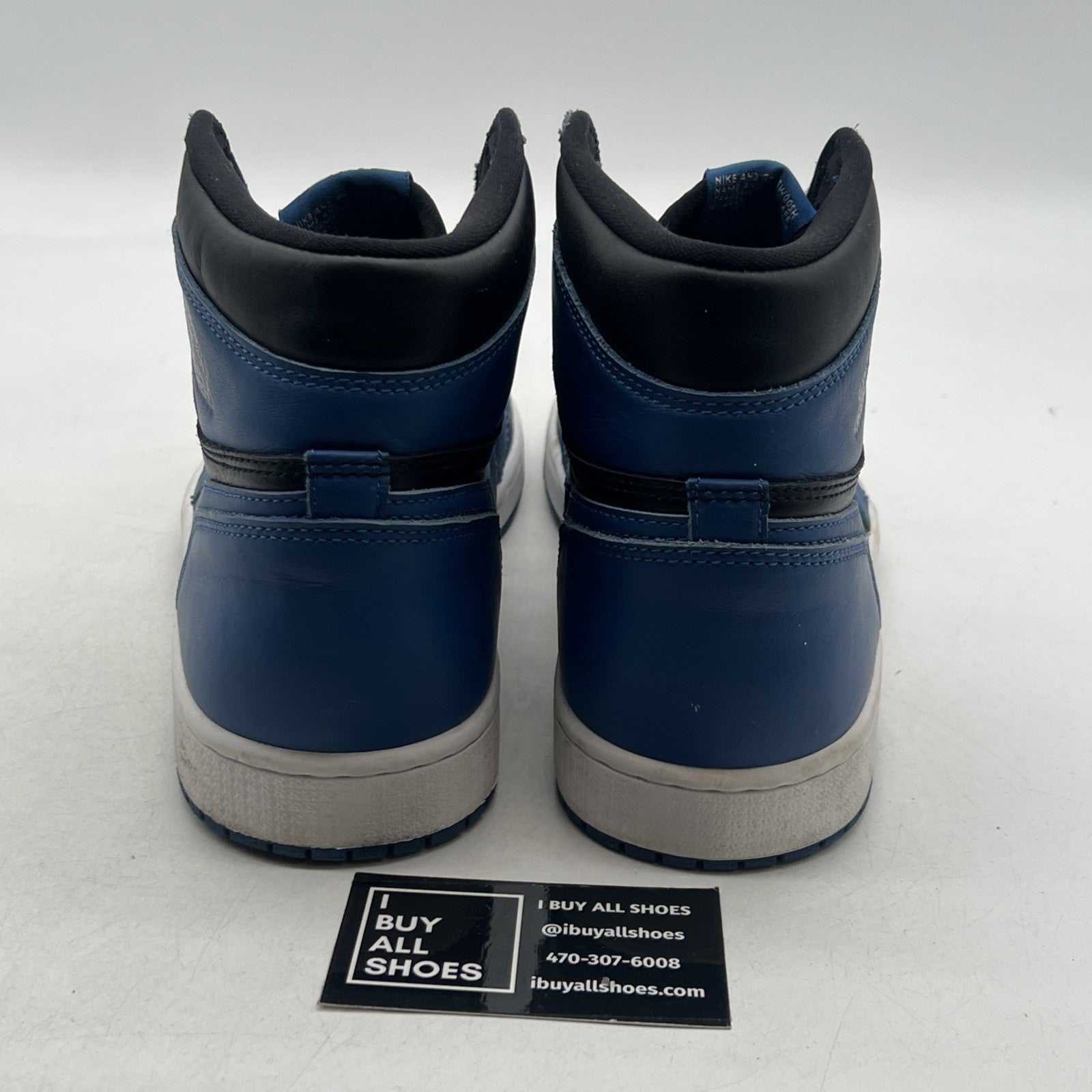 Size 12 - Air Jordan 1 Retro OG High Dark Marina Blue (555088-404)