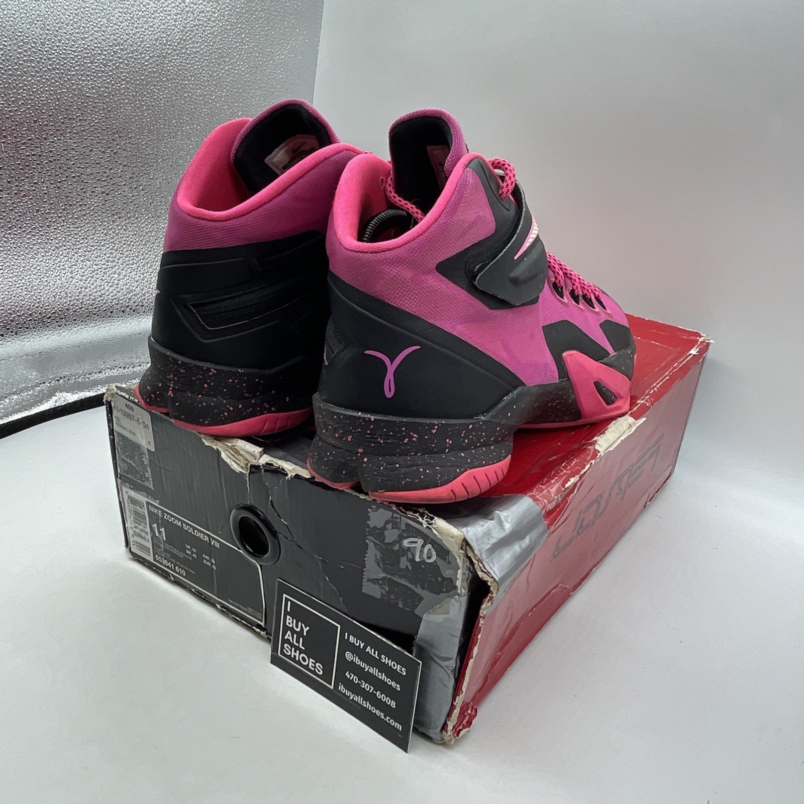 Size 11 - Nike Zoom Soldier 8 Pink (653641-610)