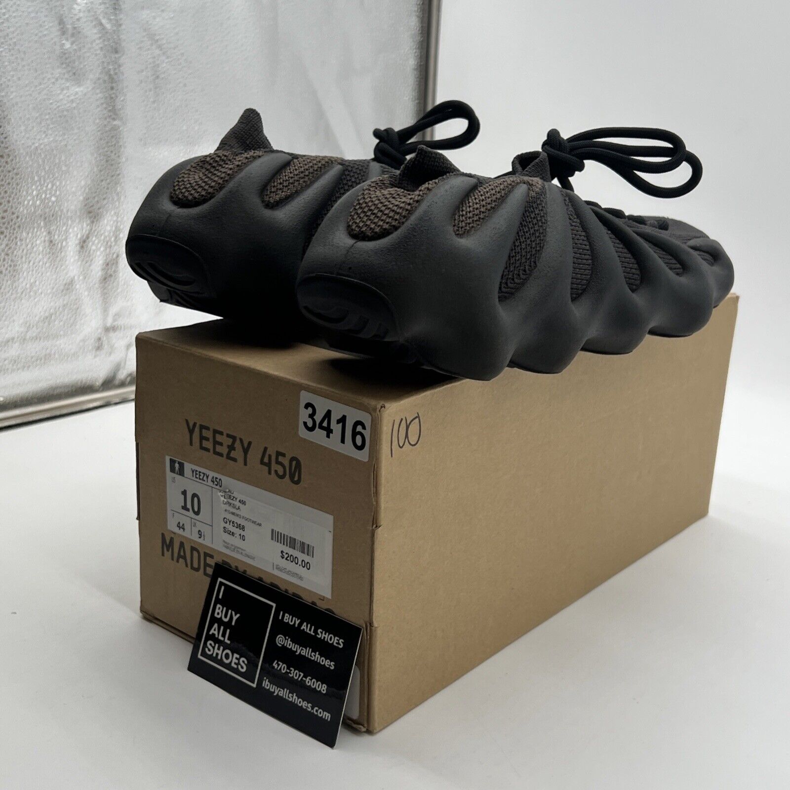 Size 10 - Adidas Yeezy 450 Dark Slate - (GY5368)